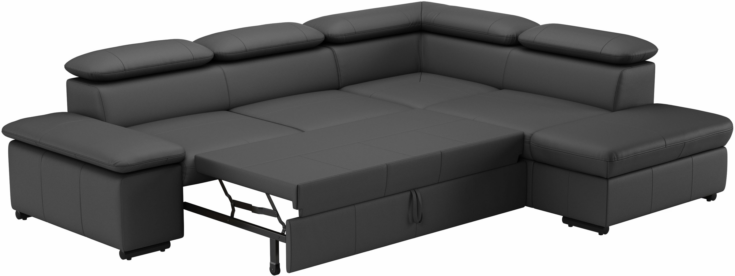 sit&more Ecksofa »Alcudia L-Form«, mit Armteilverstellung, optional Kopfteilverstellung und Bettfunktion