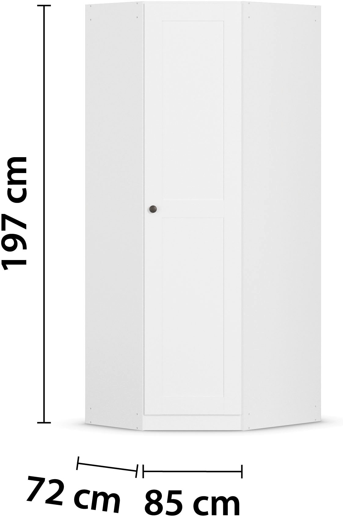 rauch Eckkleiderschrank »Skagen« im Landhaus-Stil