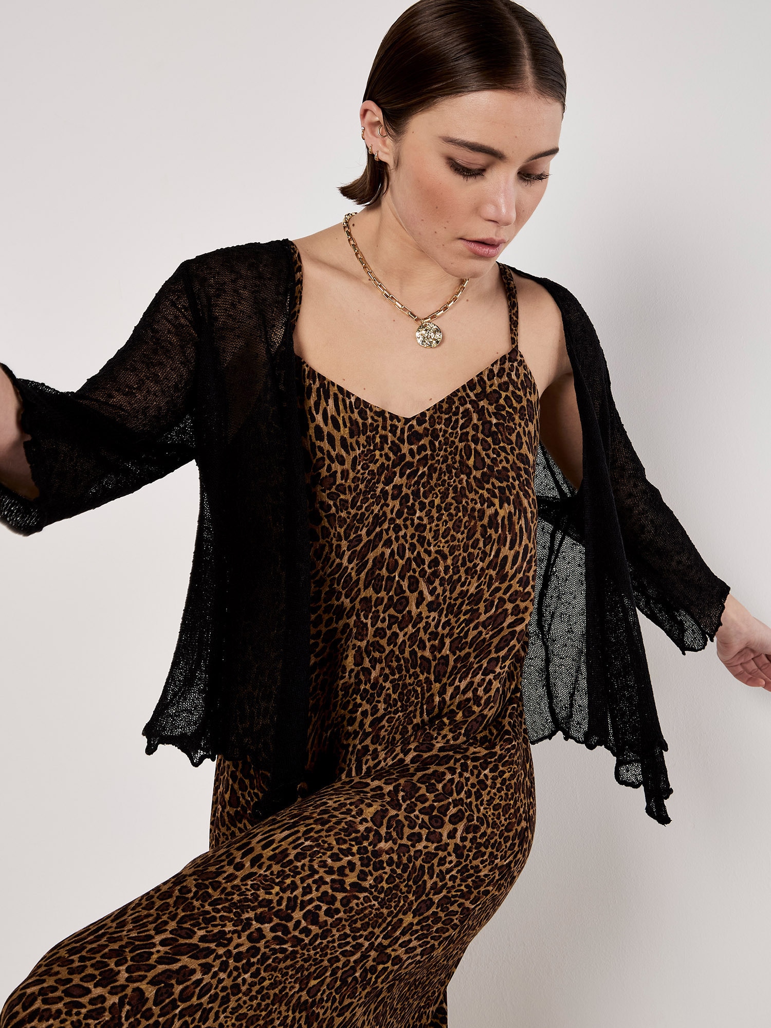 Apricot Maxikleid »Maxikleid« mit Animalprint
