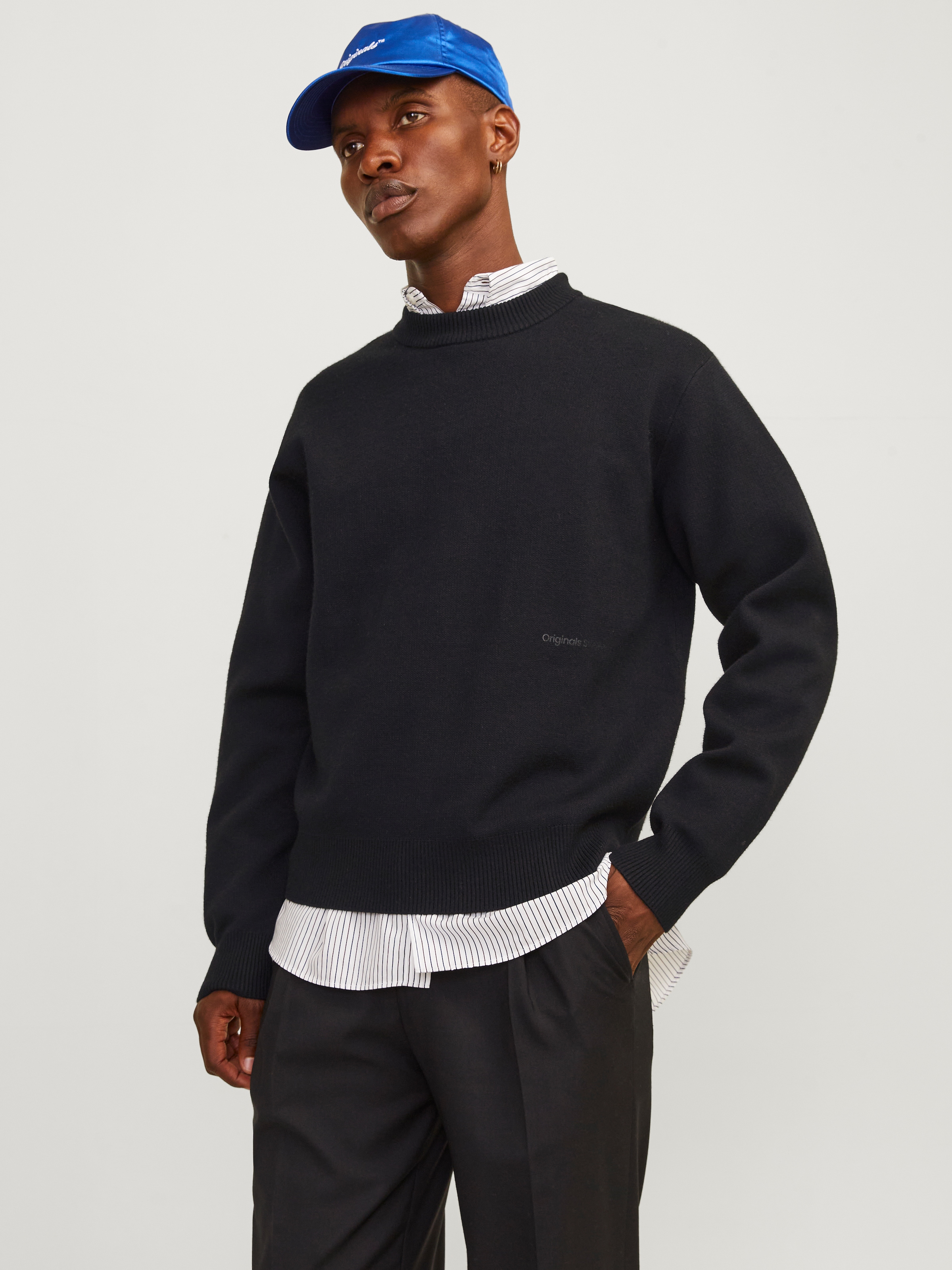 Jack & Jones Rundhalspullover "JORVESTERBRO KNIT CREW NECK SN"