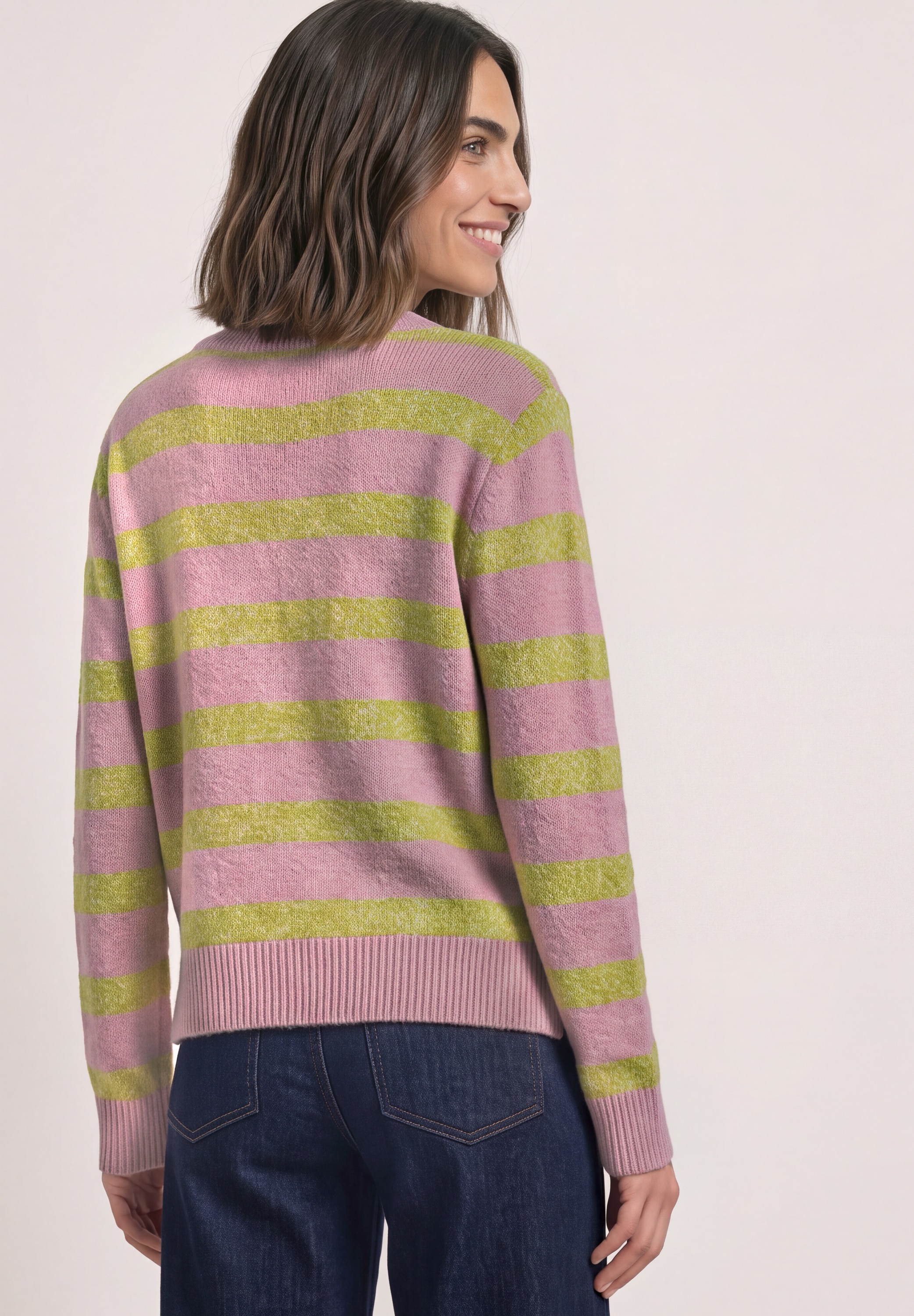 STREET ONE Streifenpullover mit Streifenmuster