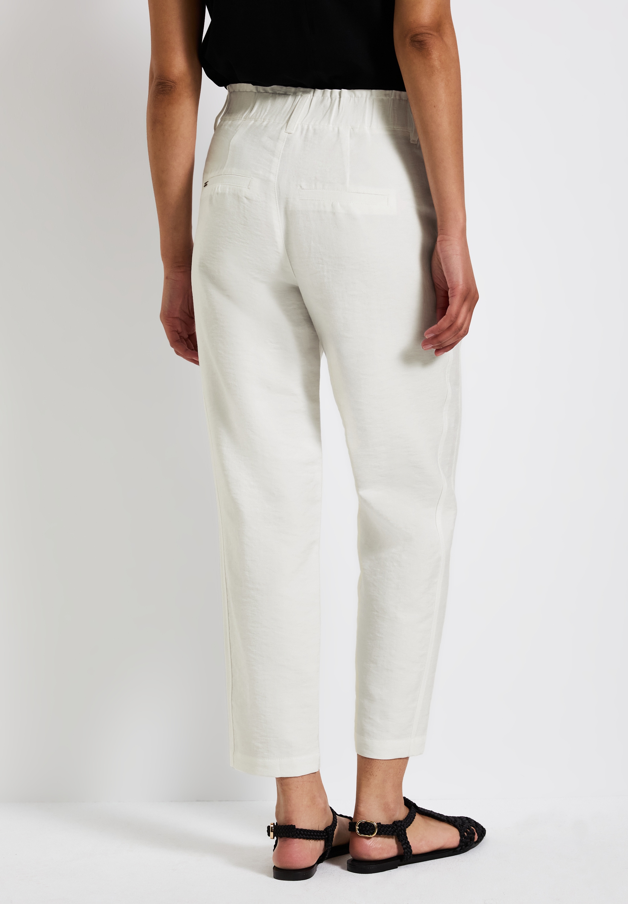 STREET ONE Paperbag-Hose, High Waist
