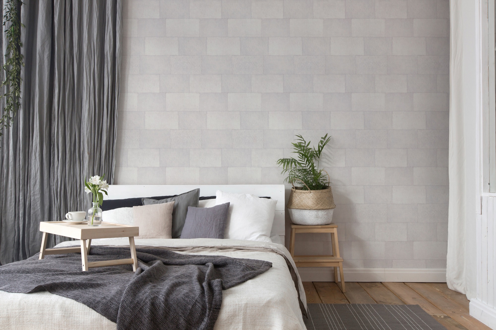 living walls Vliestapete »Titanium«, Steinoptik-gemustert-Motiv, Moderne Tapete Steinoptik Tapeten Wohnzimmer Schlafzimmer Küche Flur