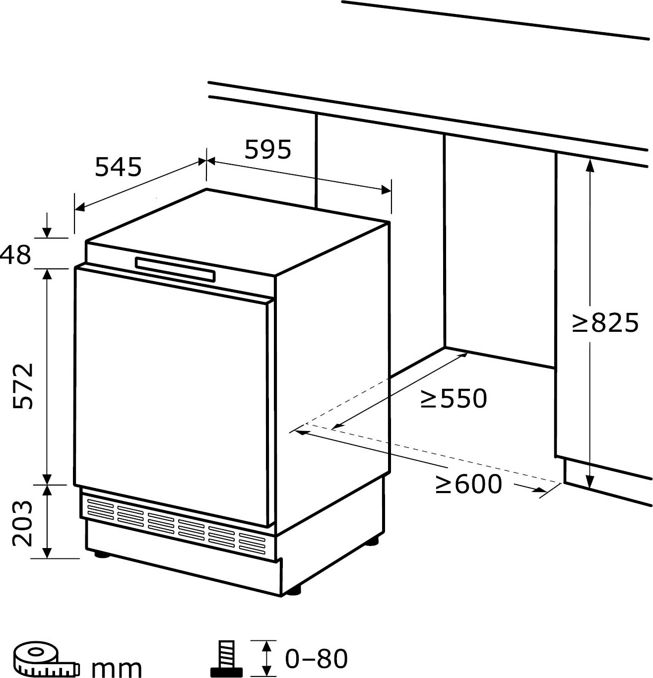 exquisit Einbaukühlschrank »UKS130-4-FE-010D«