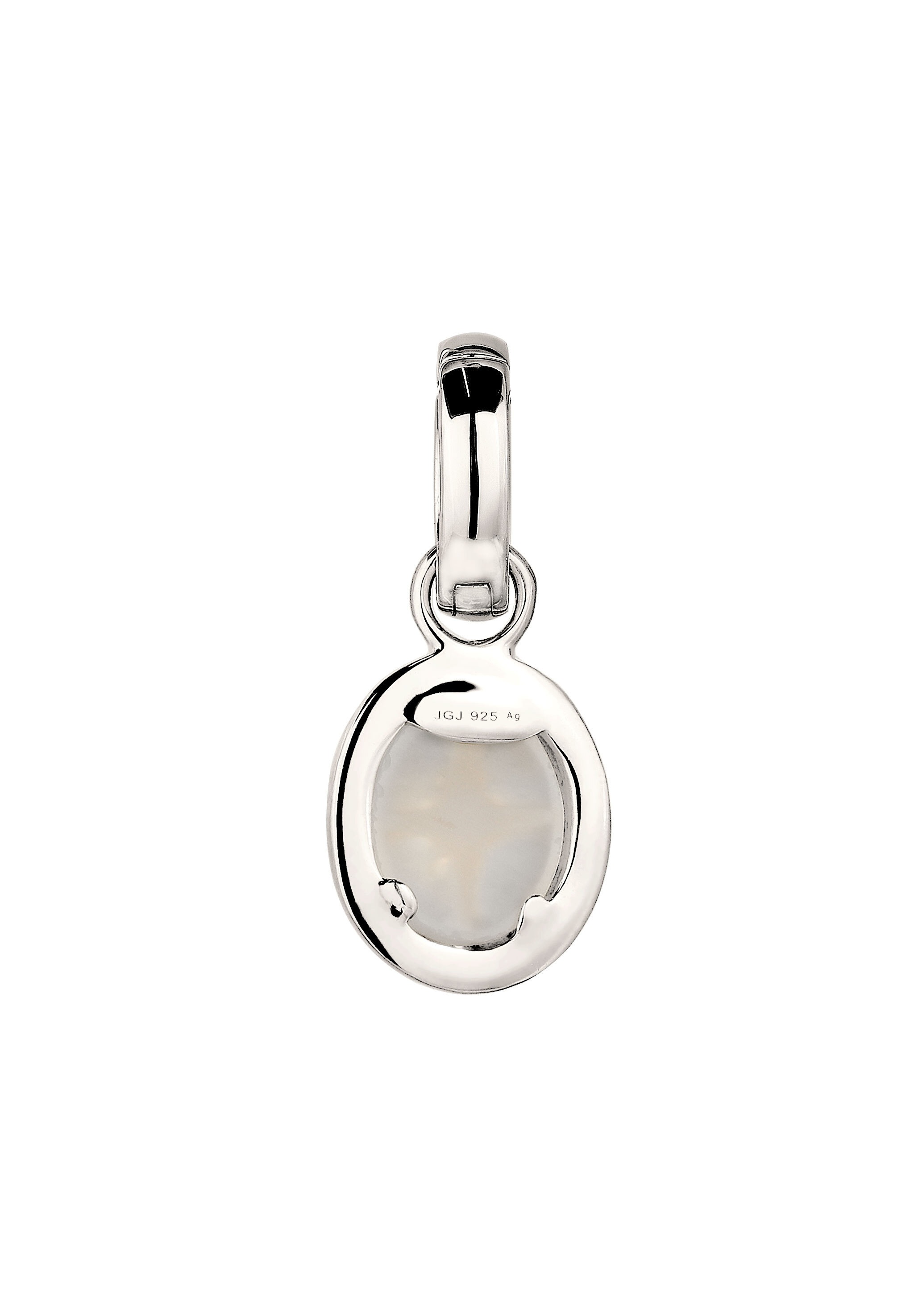 Elli »Charm Stern-Motiv Mondstein Weiß 925 Sterling Silber«