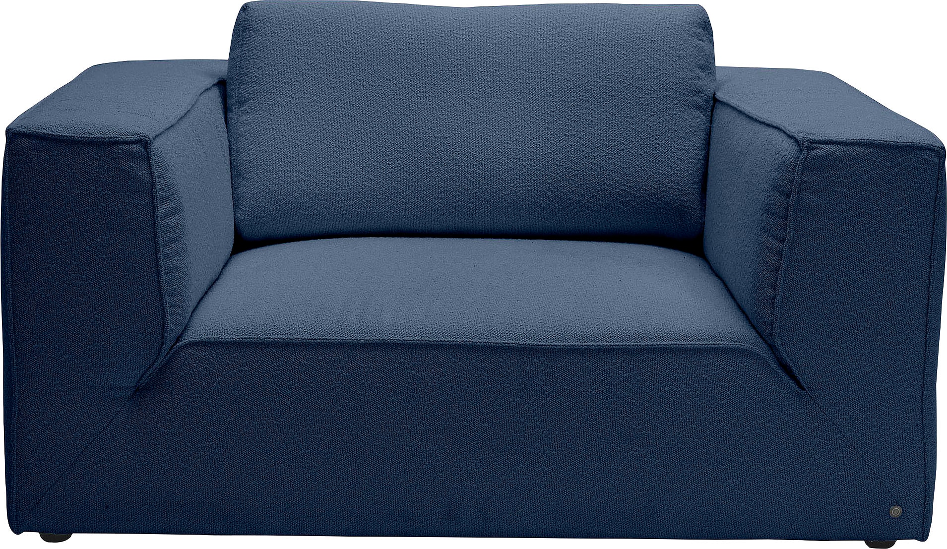 TOM TAILOR HOME Loveseat "BIG CUBE STYLE", mit bequemen Stegkissen, extra große Sitztiefe, Breite 147 cm