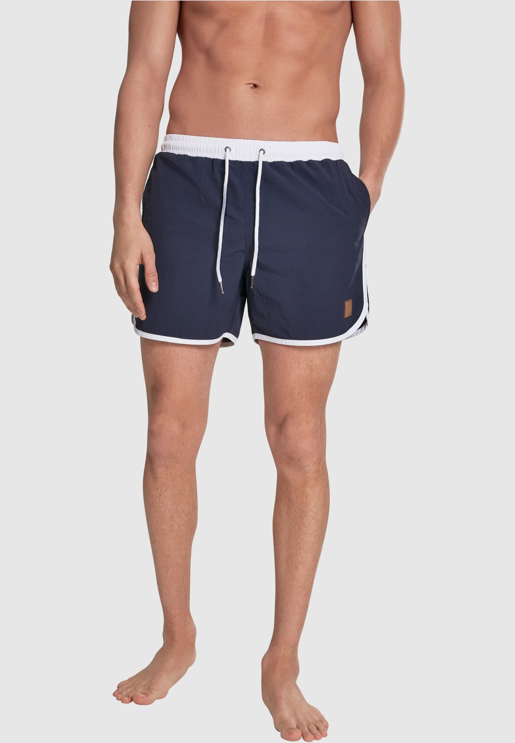 URBAN CLASSICS Badeshorts »Urban Classics Herren Retro Swimshorts«