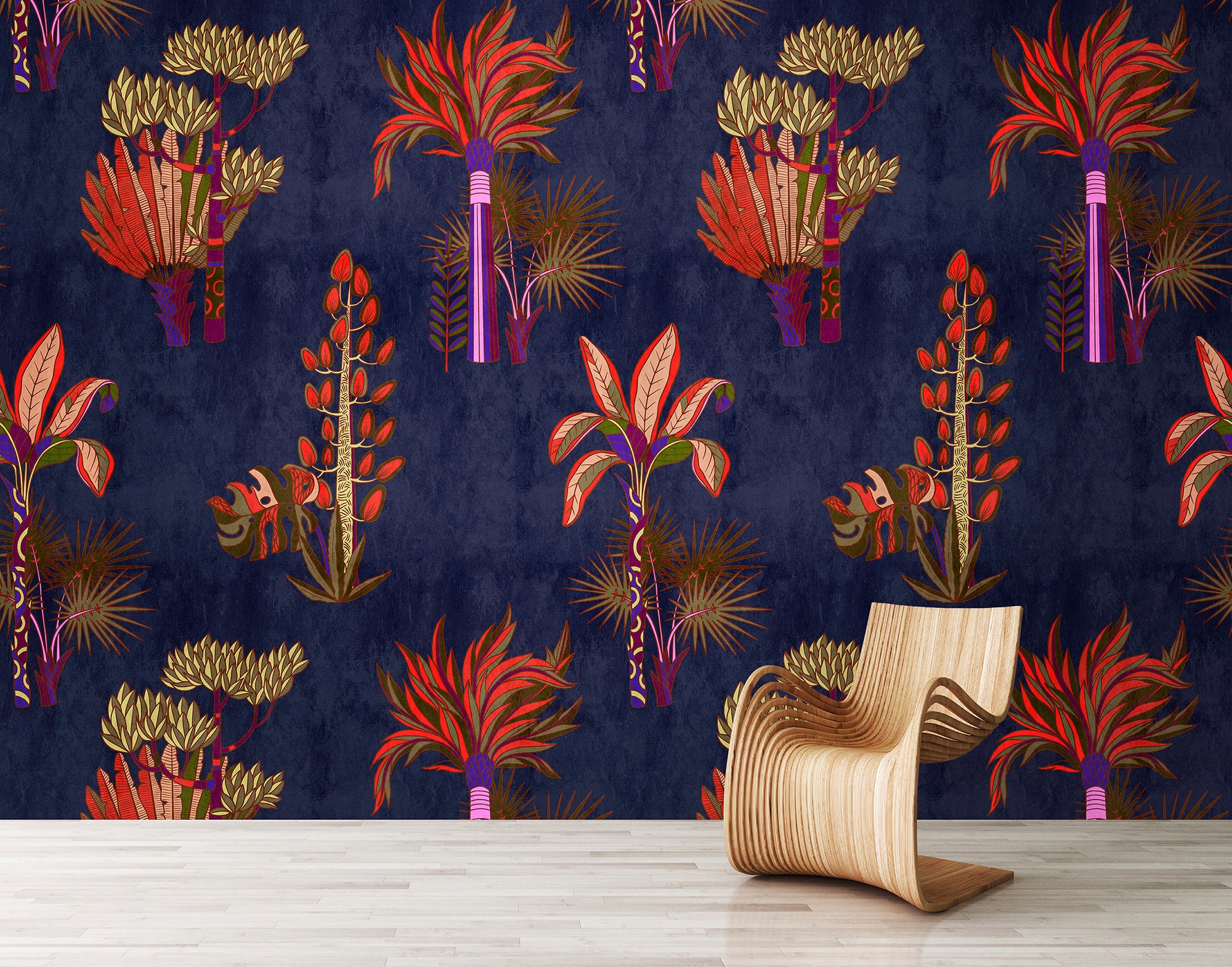 living walls Fototapete "Walls by Patel Lagos" glatt Vlies, Wand günstig online kaufen