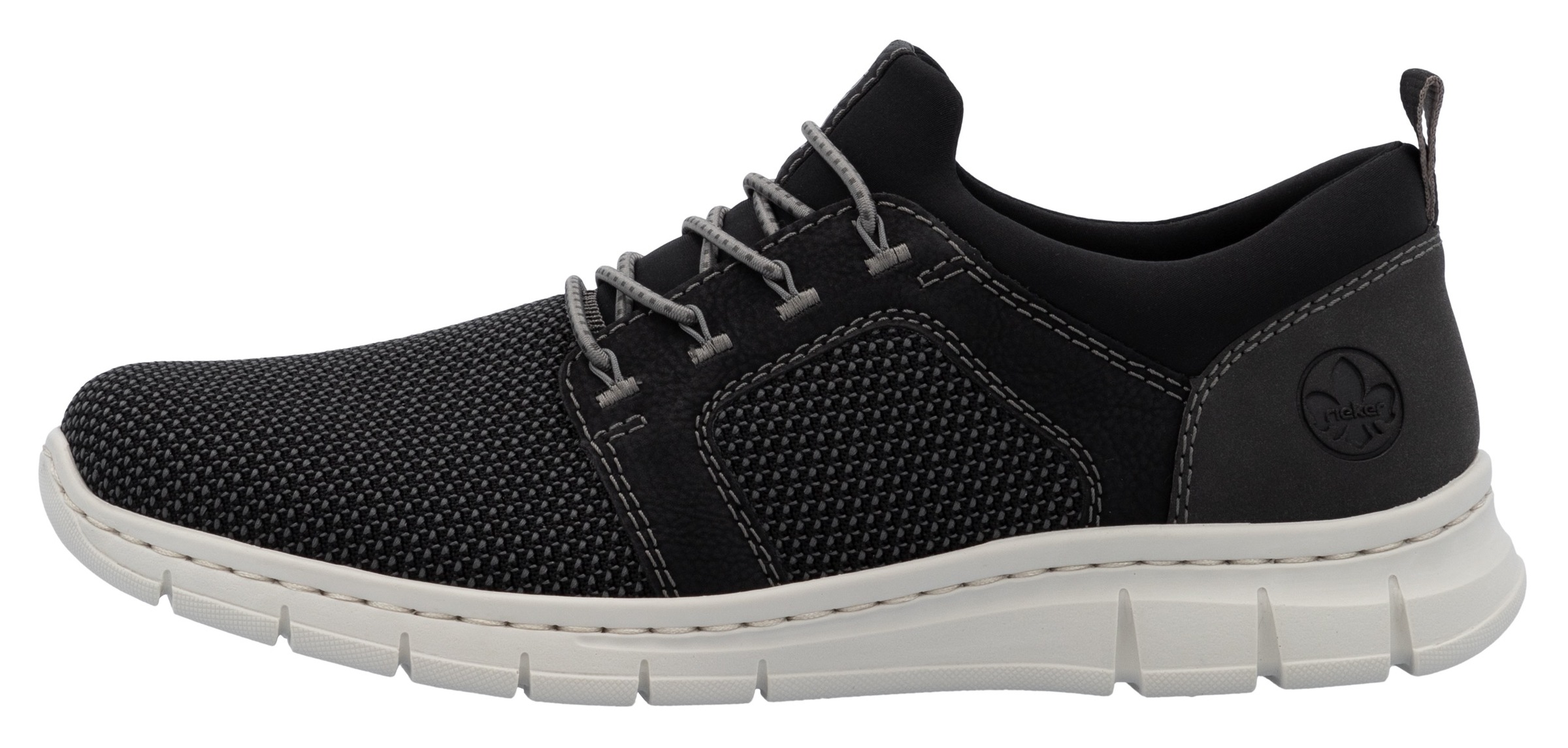 Rieker Slip-On Sneaker, Schlupfschuh, Halbschuh, Freizeitschuh mit Gummizug, zum Schlupfen