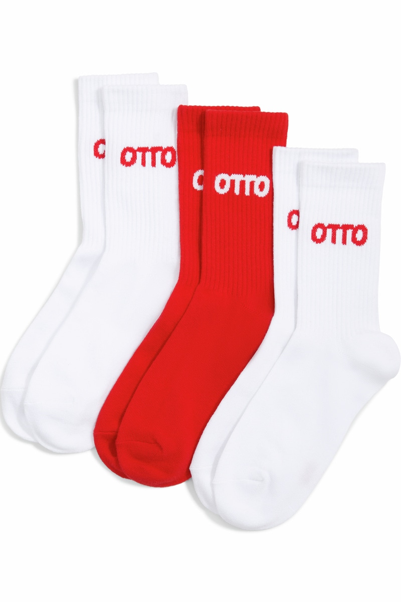 OTTO products Tennissocken "OTTO" sportlicher Stil, mit Stickerei