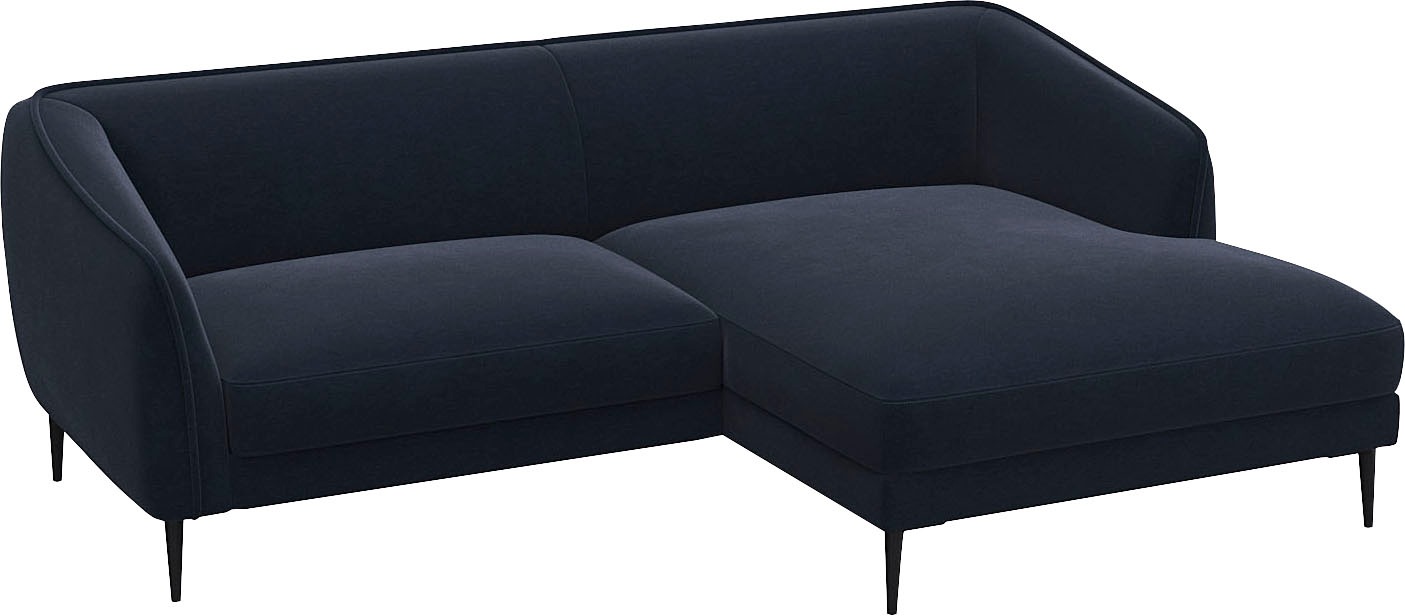 FLEXLUX Ecksofa "Belle Designsofa, bequem durch Kaltschaum im Sitz, OTTOs C günstig online kaufen