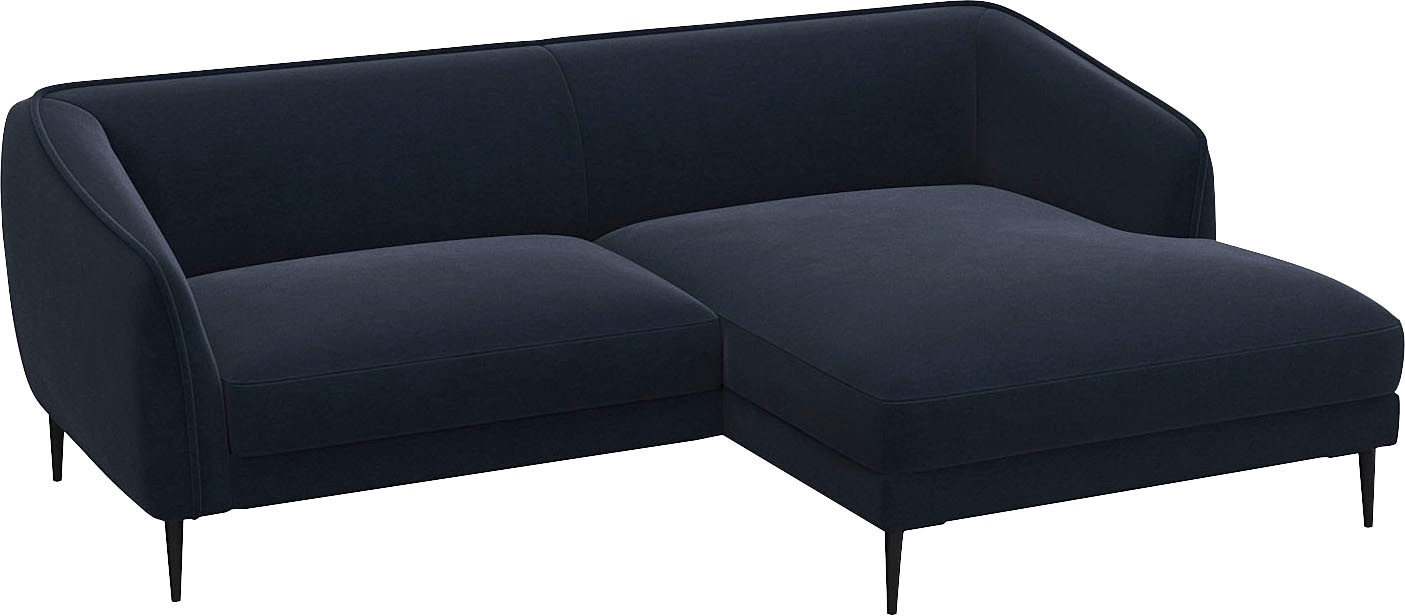 FLEXLUX Ecksofa "Belle Designsofa, bequem durch Kaltschaum im Sitz", Skandi günstig online kaufen