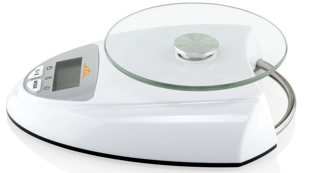 eta Küchenwaage »ETA777890000«, (1 tlg.), bis 5kg, Genauigkeit 1g, TARE, Touch-Steuerung