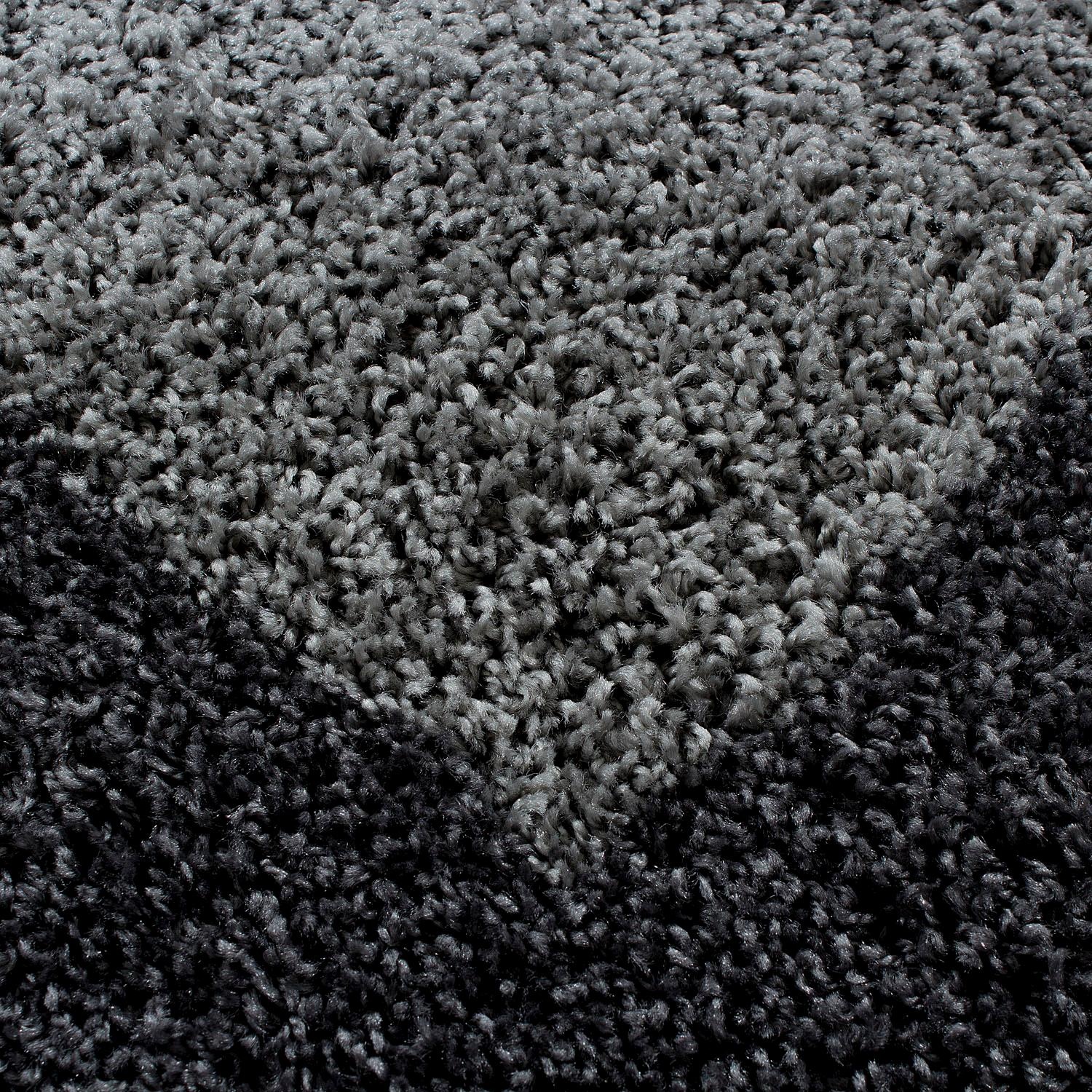 Hochflor-Teppich AYYILDIZ TEPPICHE "Life Shaggy 1503" Gr. 8, grau, B:300cm H:30mm L:400cm, Kunstfaser, Teppiche, als Läufer und in rund erhältlich, Shaggy, Langflor, Wohnzimmer 3