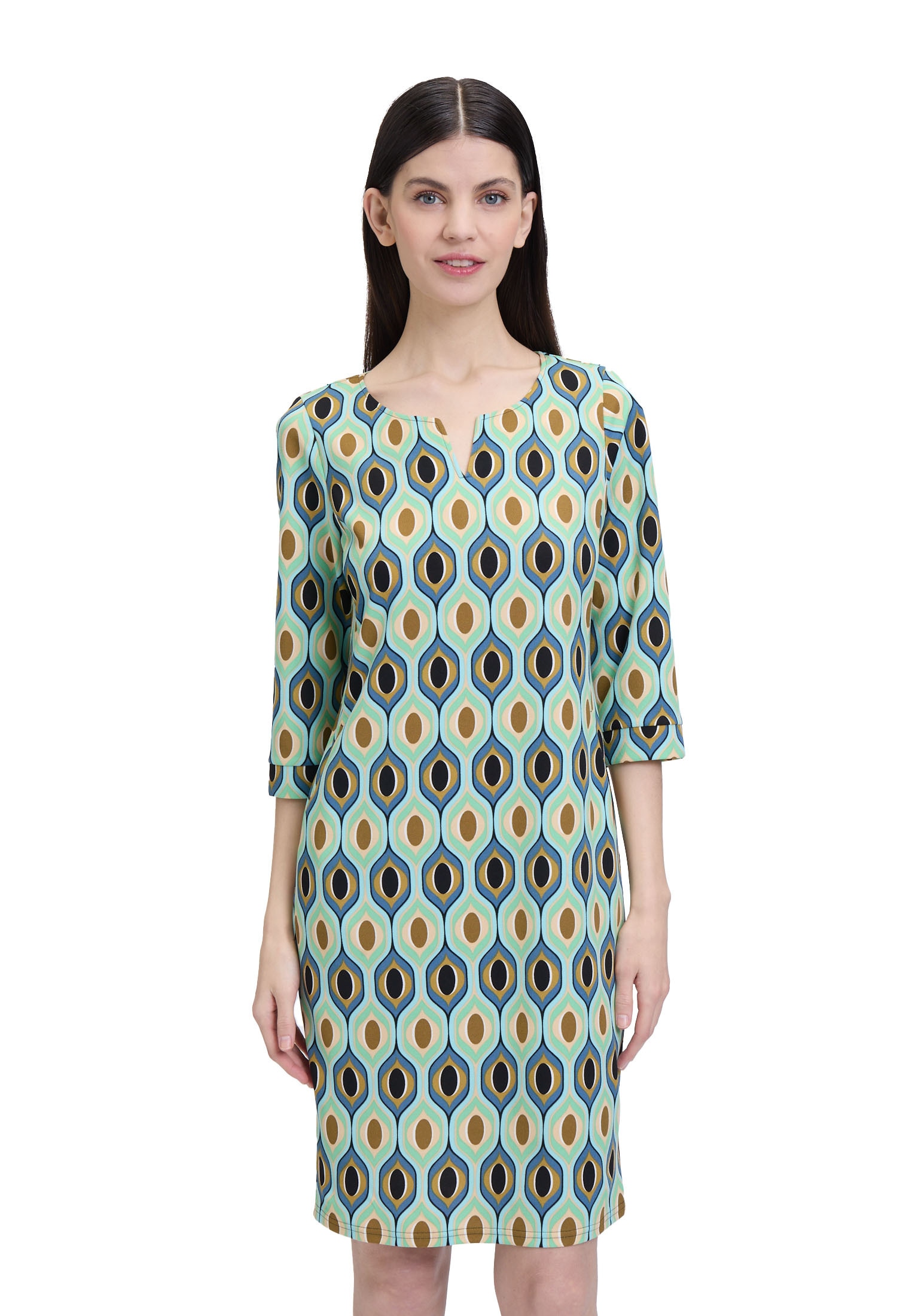 Cartoon Druckkleid "Damen Casual-Kleid mit Muster" Ohne Tasche Design günstig online kaufen