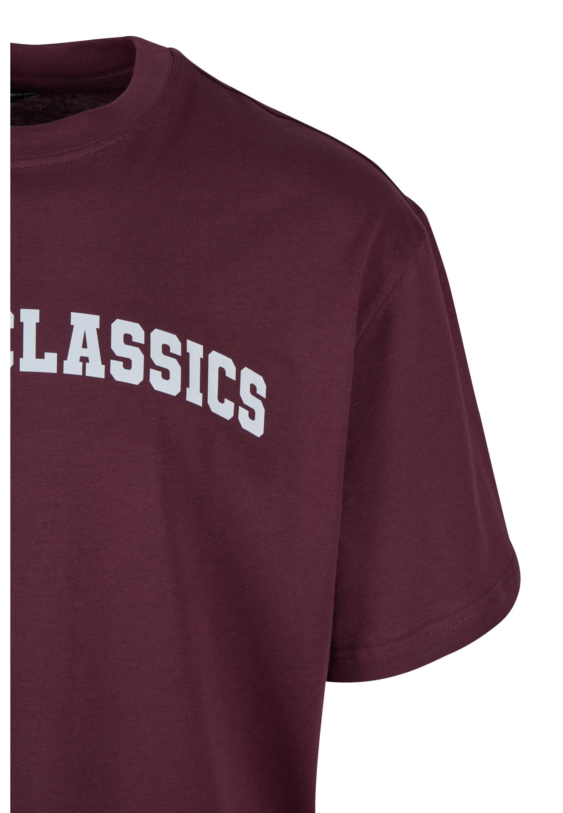 URBAN CLASSICS T-Shirt »Urban Classics UC College Logo Tall Tee«, (1 tlg.)