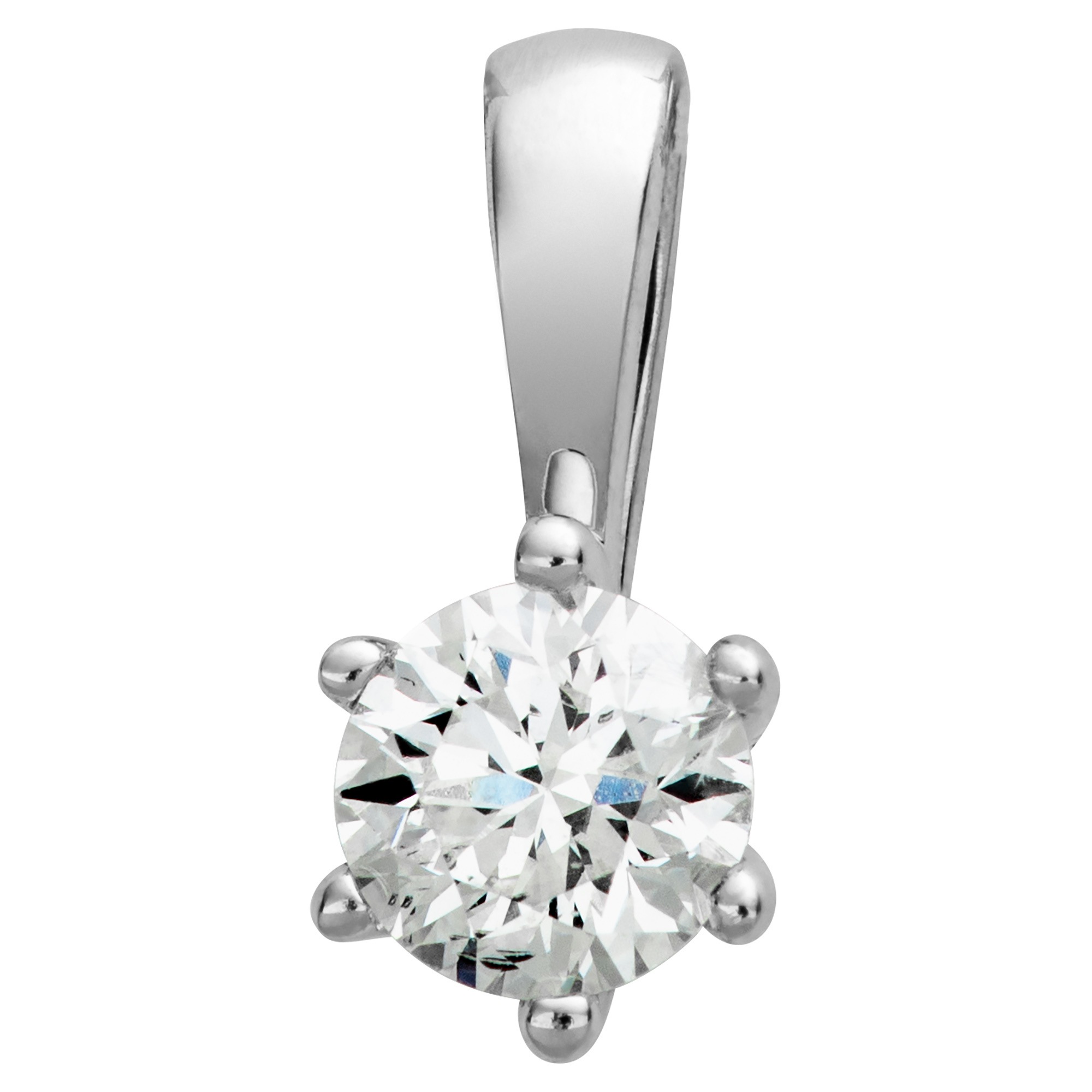 Orolino Kette mit Anhänger »750/- Weißgold 1 Brillant 0,25 ct.«