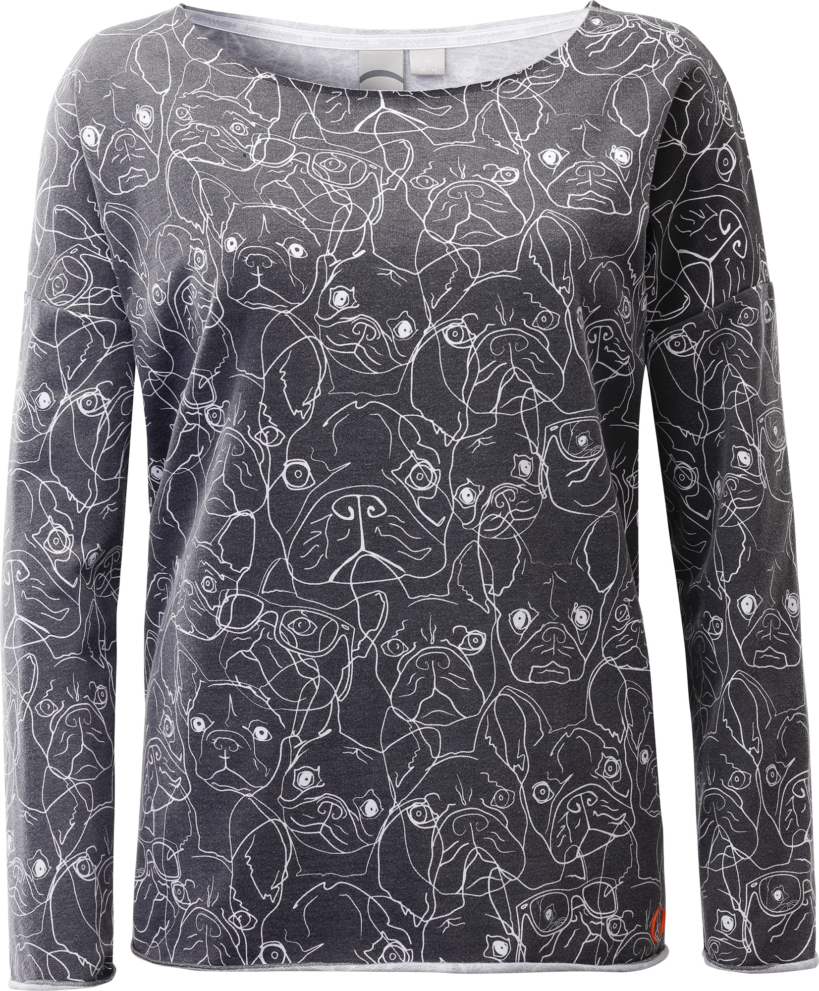 LPO Sweatshirt "SWEAT LUMDSEN WOMEN", modischer Allover-Print