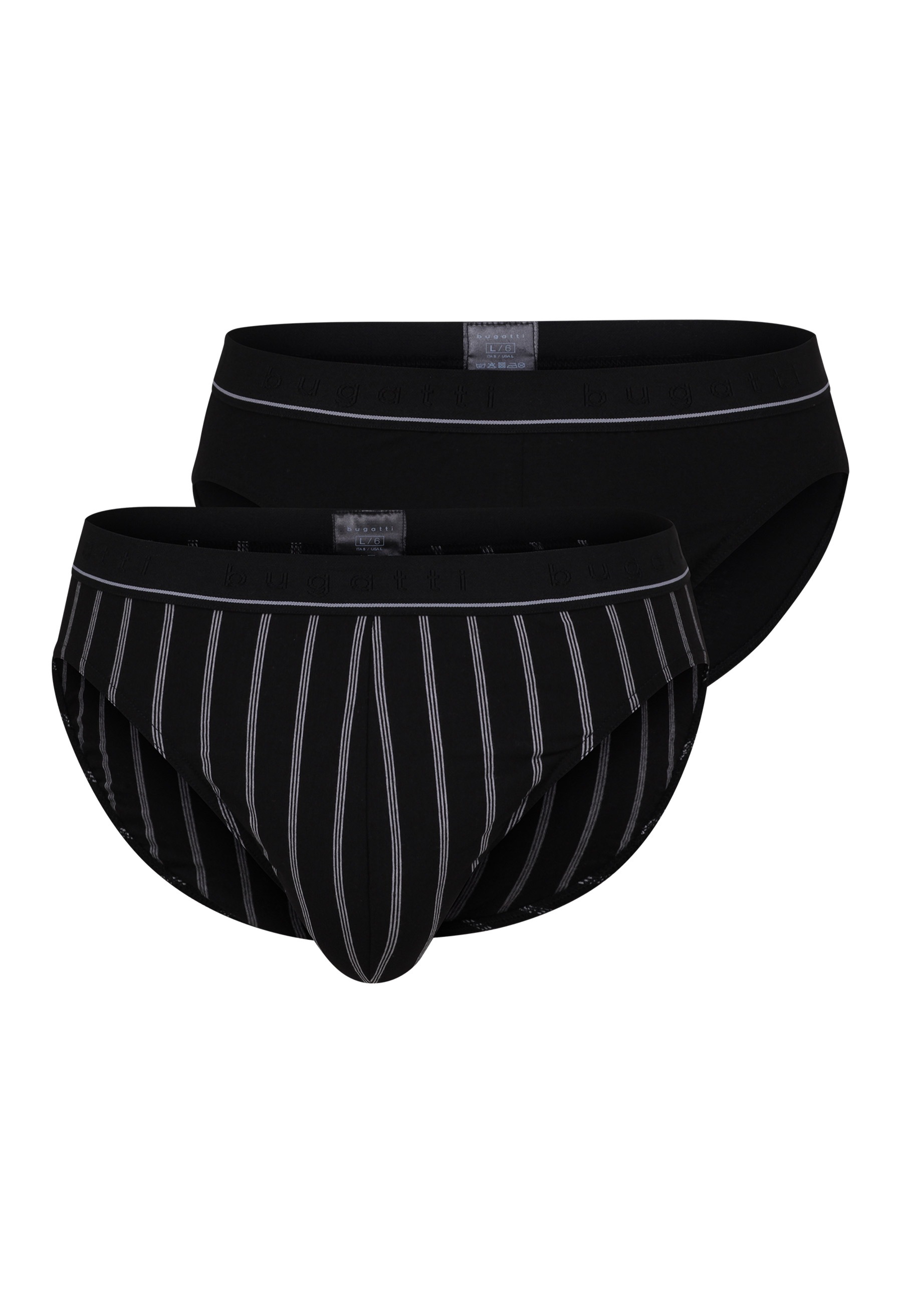 bugatti Slip "Sport Slip 2er Pack", (2er Pack), atmungsaktiv, basic, bequem günstig online kaufen