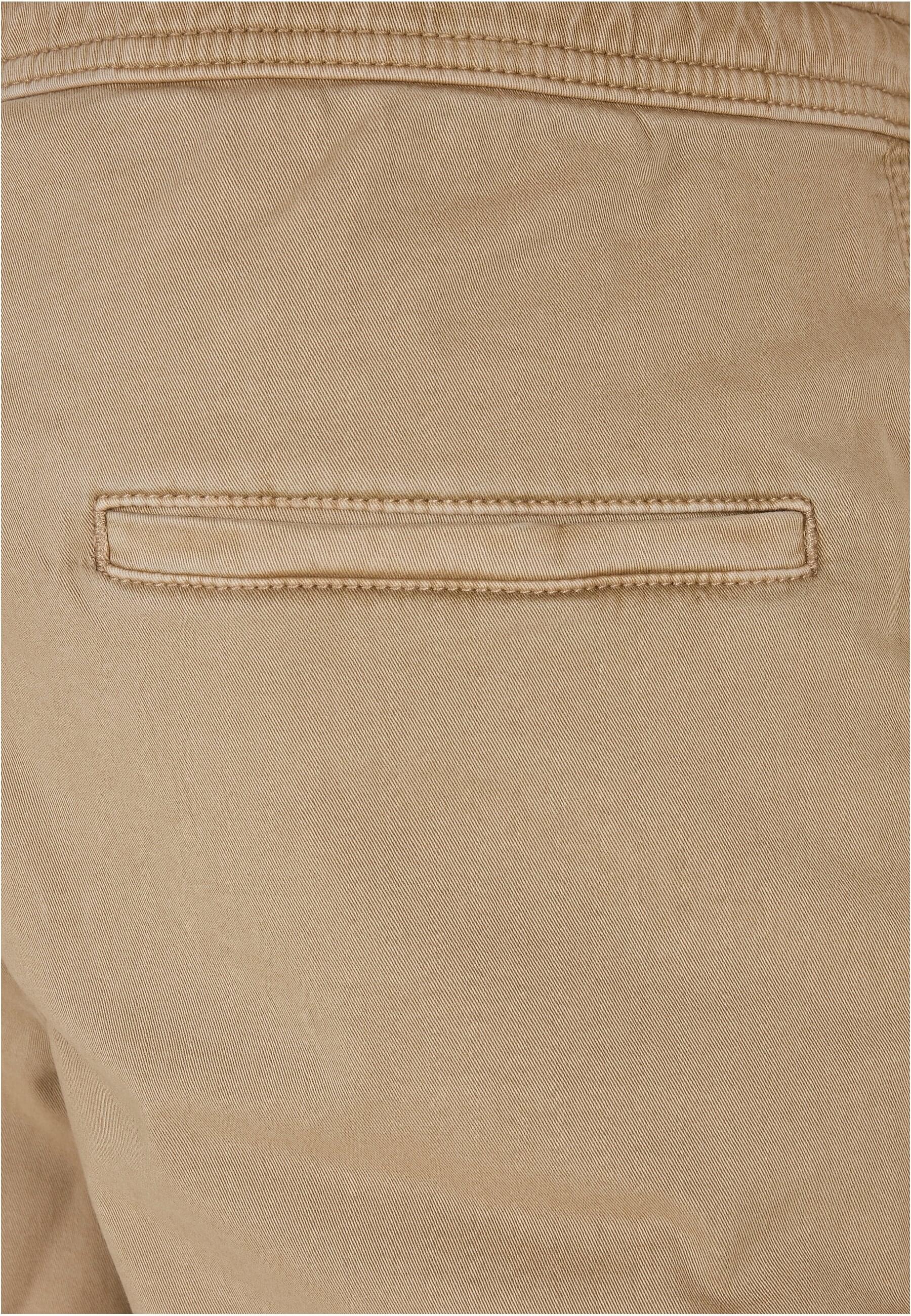 URBAN CLASSICS Stoffhose »Urban Classics Herren Stretch Twill Joggshorts«, (1 tlg.)