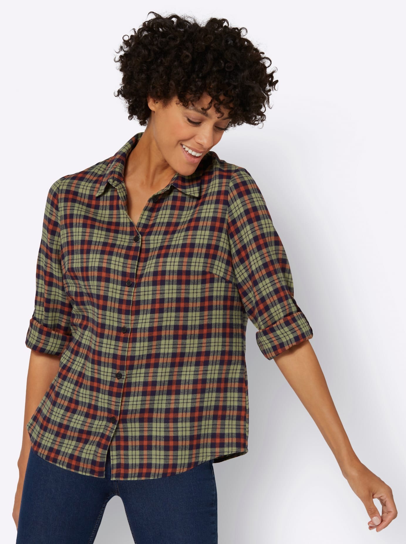 Casual Looks Flanellbluse günstig online kaufen