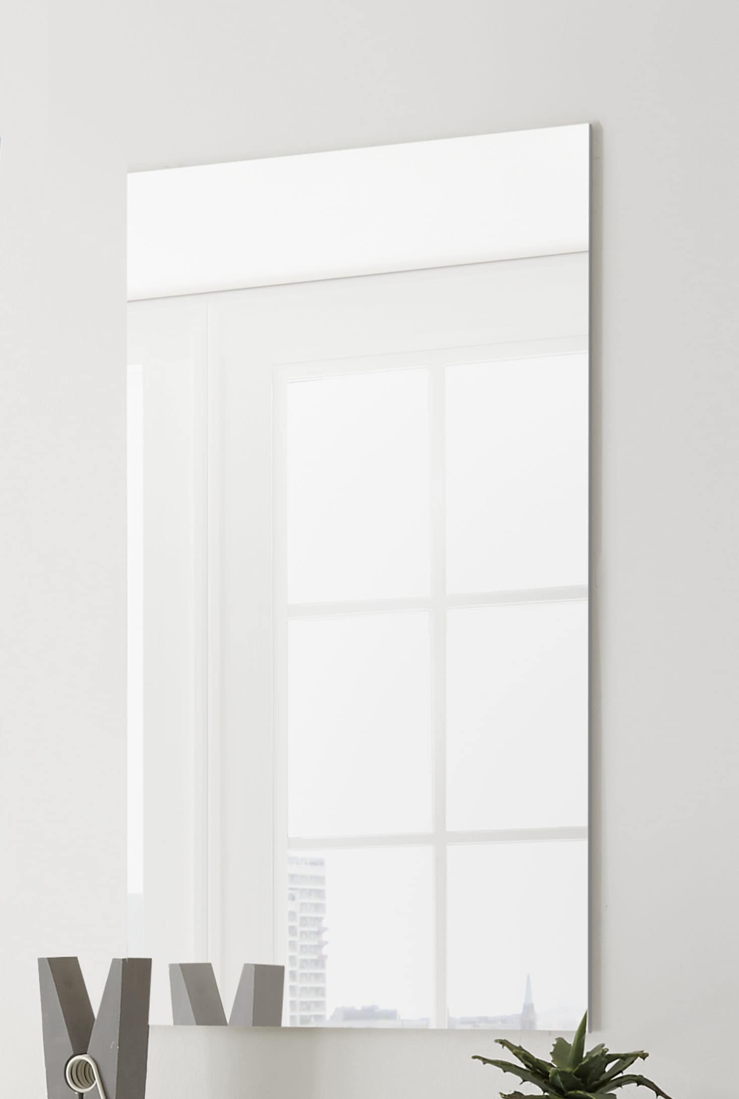 OTTO home Garderobenspiegel "Pratiko, B/H 50x80 cm, Wandspiegel, rahmenlose günstig online kaufen