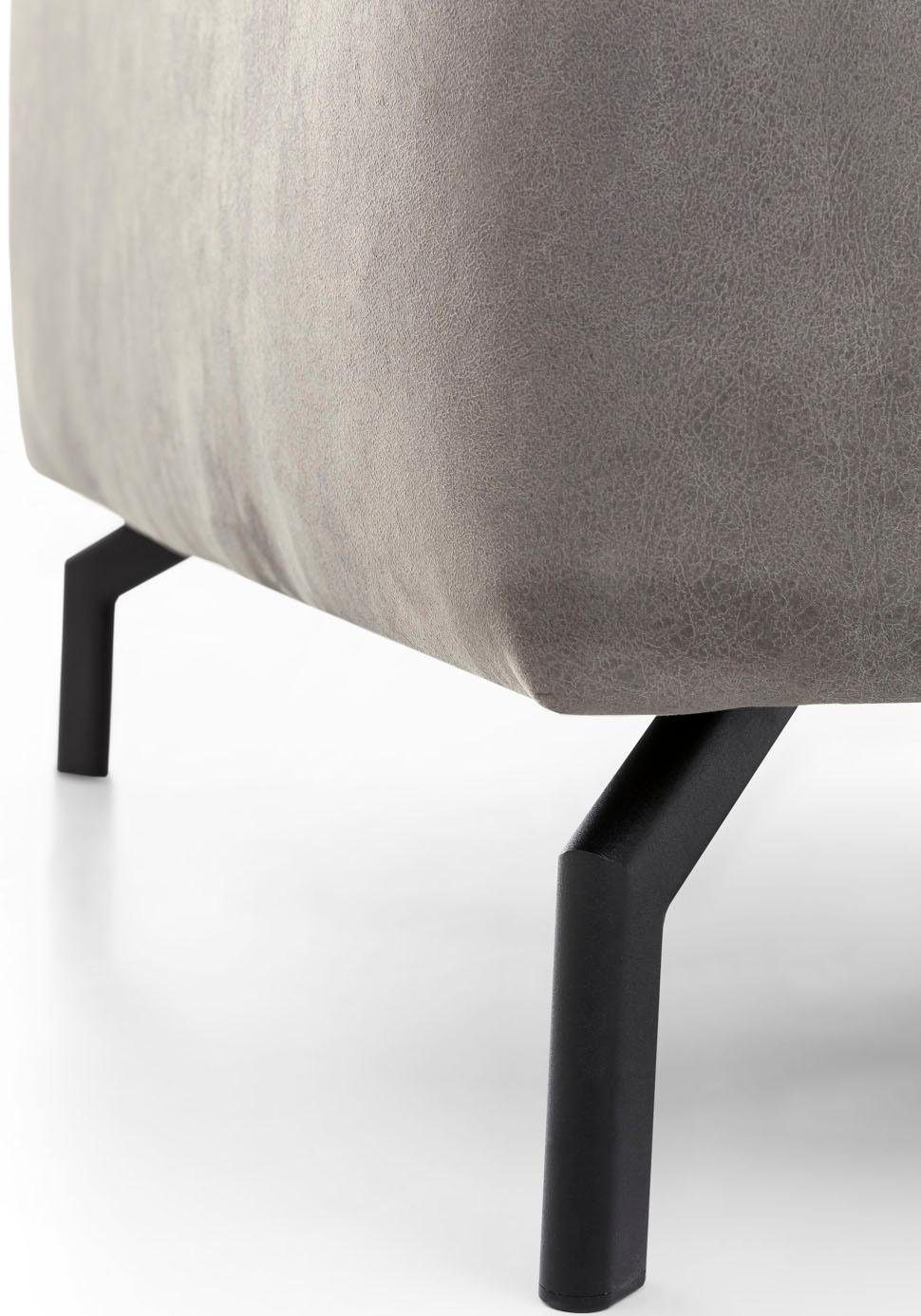 Places of Style Ecksofa »Olanta, L-Form«, mit verstellbaren Kopfstützen