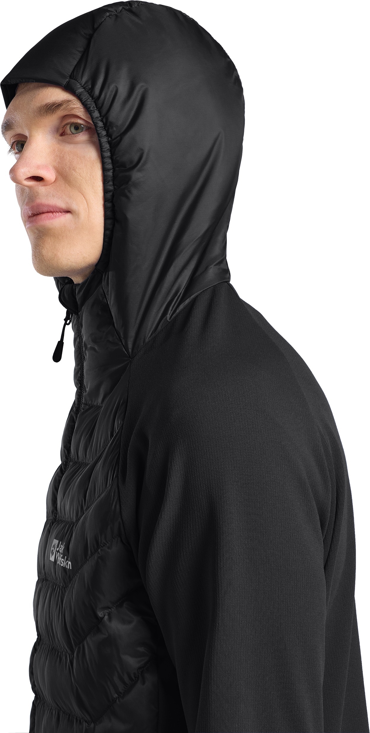 Jack Wolfskin Hybridjacke »ROUTEBURN PRO HYBRID M«, mit Kapuze