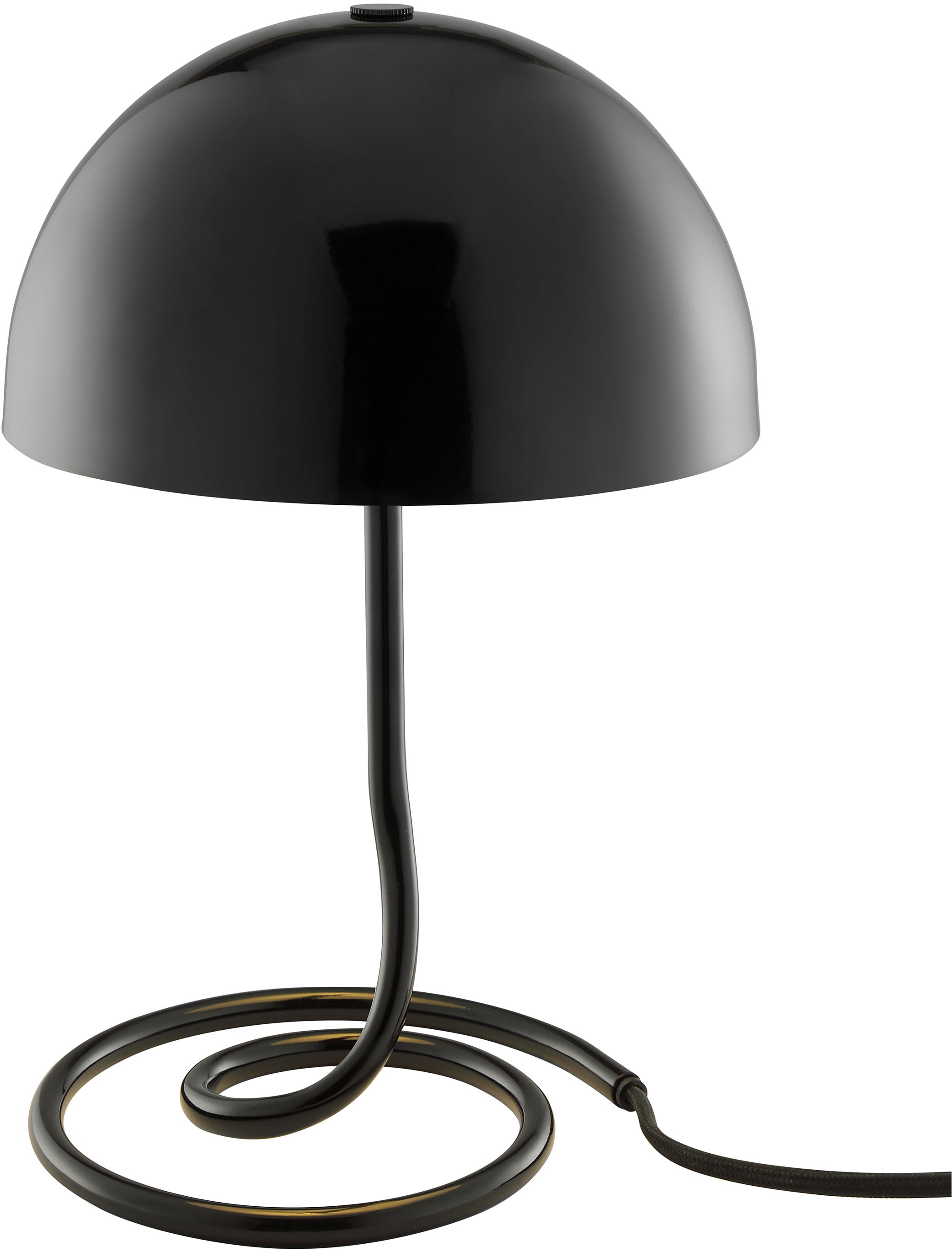 my home Tischleuchte »Sira«, Leuchtmittel G9 | ohne Leuchtmittel, G9 Fassung, Ø 20 cm, Metall, mit Spiralfuß