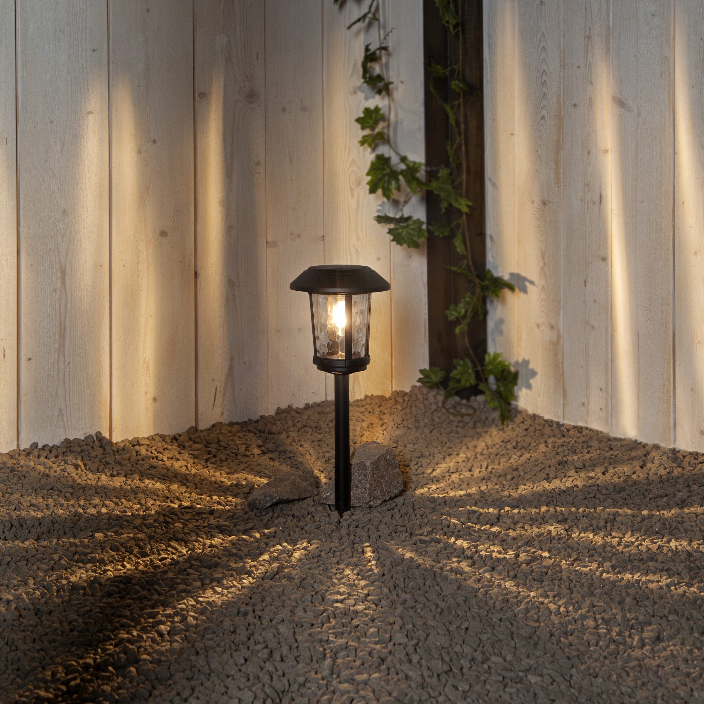 Parforce Traditional Hunting LED Solarleuchte »Solar-Wegleuchte Florian« LED-Board 1 Stk. Warmweiß Aluminium- und Glasausführung, Dämmerungssensor