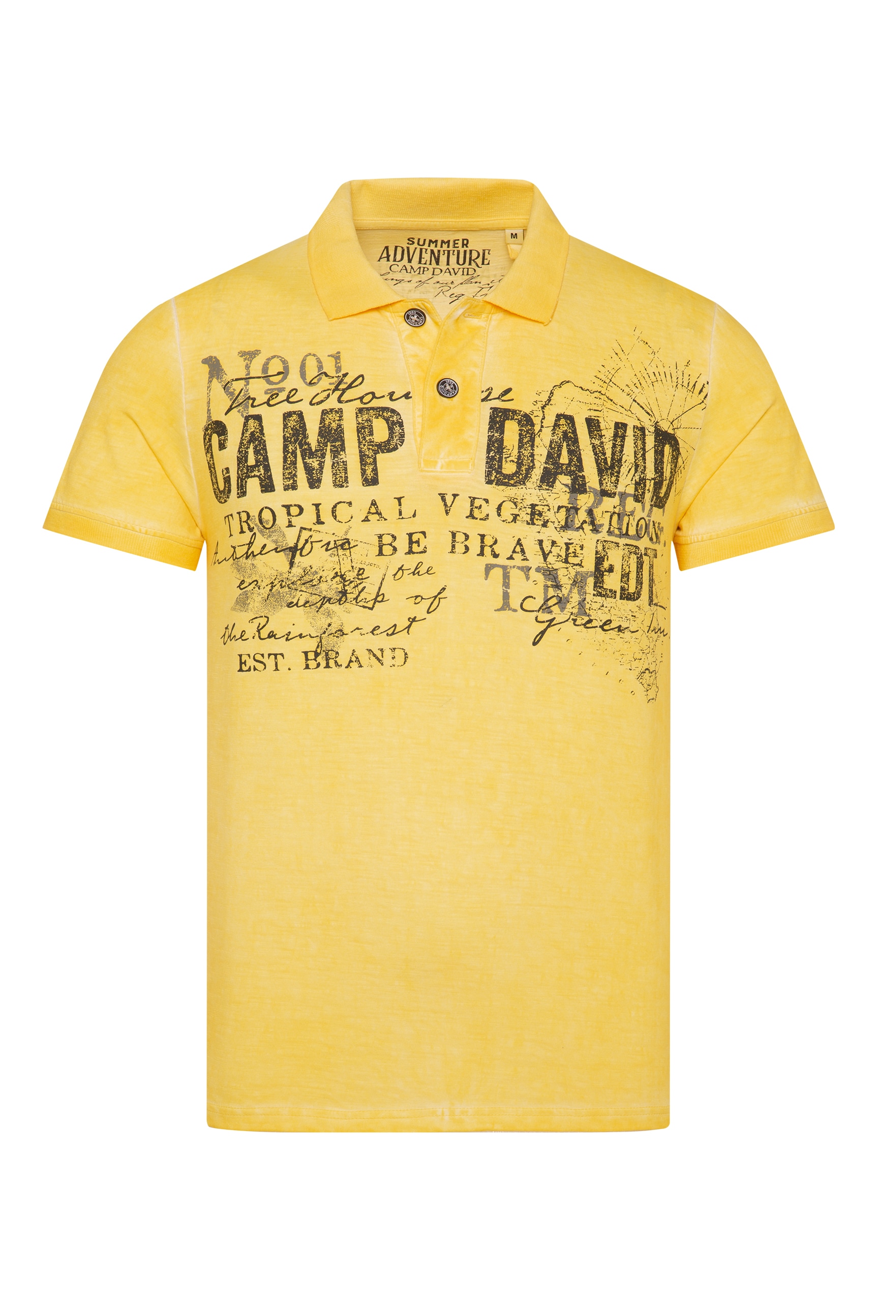 CAMP DAVID Poloshirt, aus Baumwolle