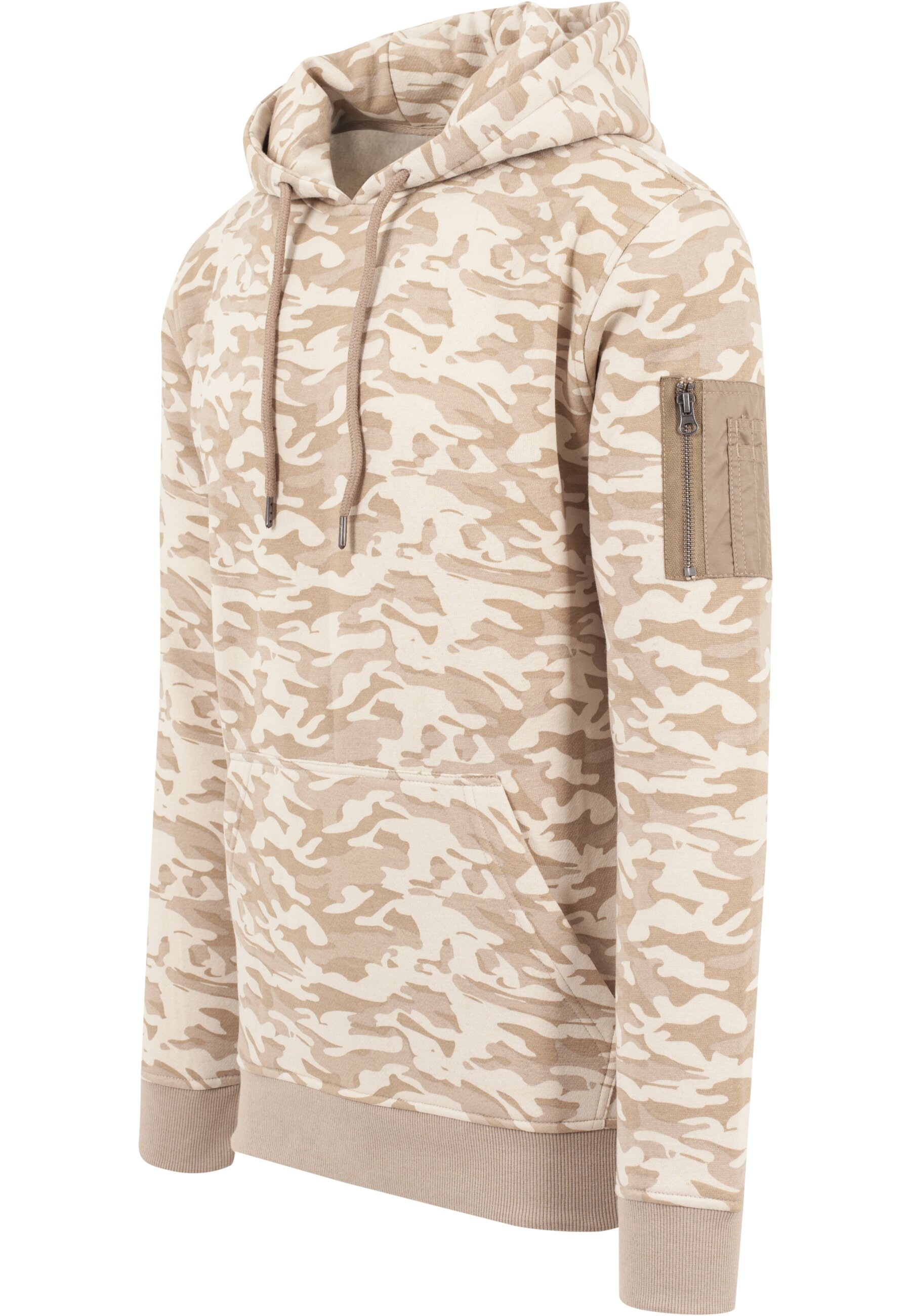 URBAN CLASSICS Sweatshirt »Urban Classics Herren Sweat Camo Bomber Hoody«, (1 tlg.)