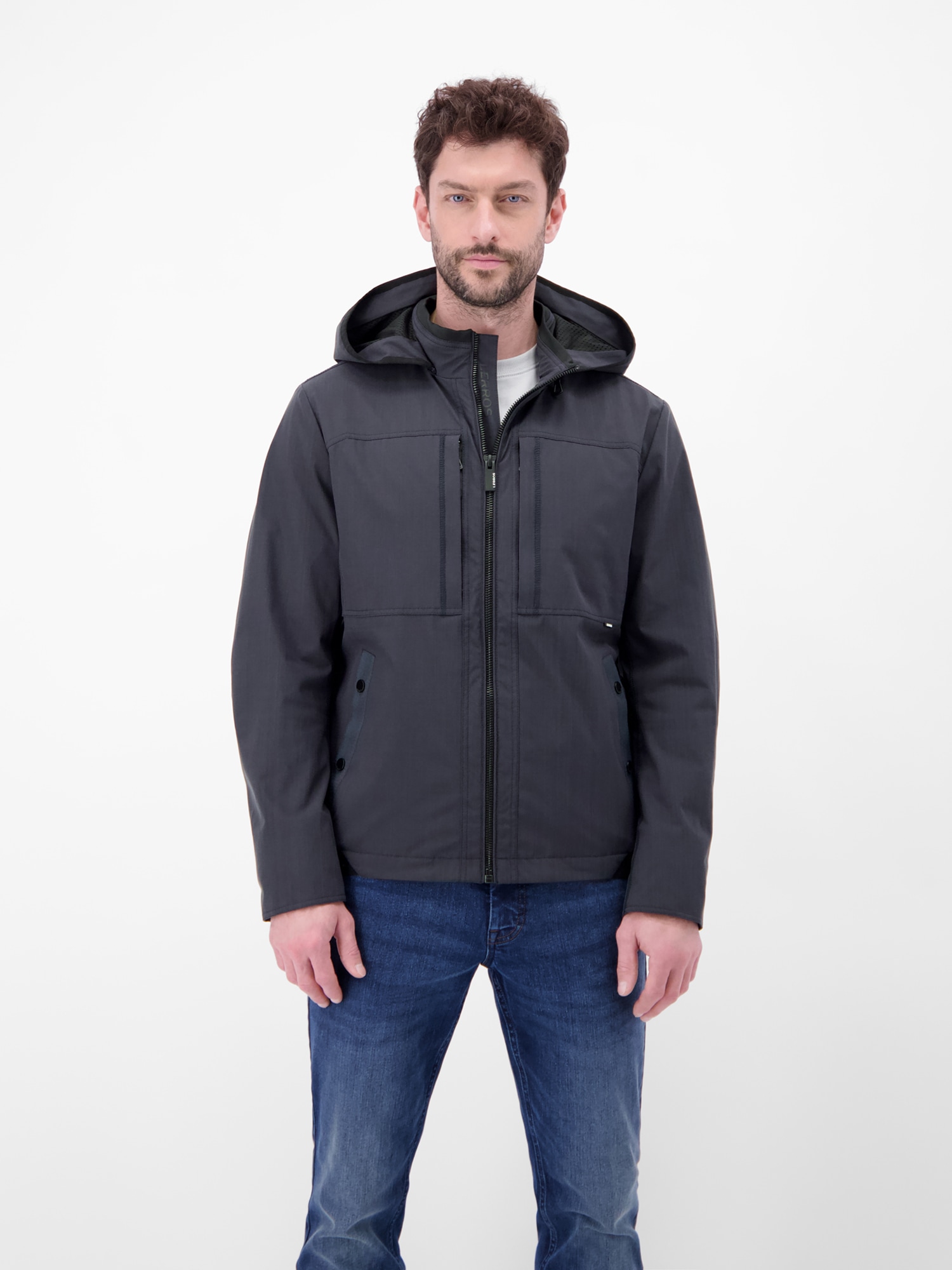 LERROS Outdoorjacke "Leichte Funktionsjacke mit abnehmbarer Kapuze" mit Kapuze