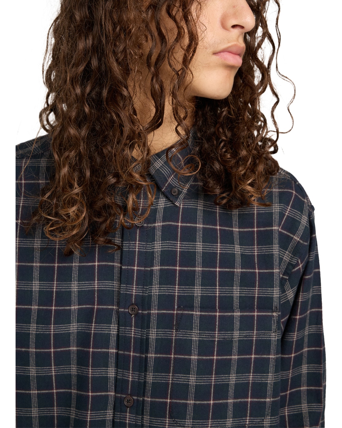 Element Langarmhemd »Button Down Regular Flannel«