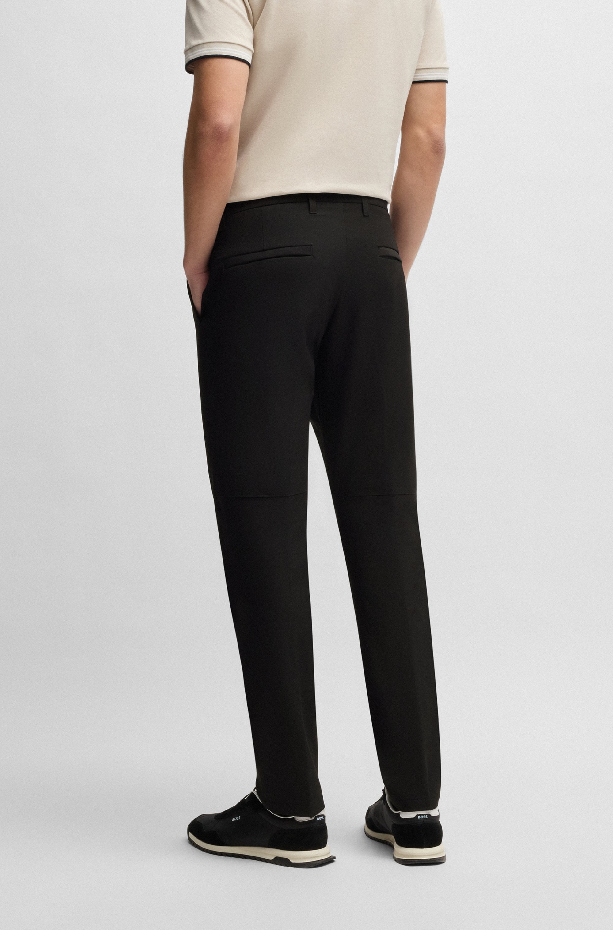 BOSS GREEN Stretch-Hose »T_Commuter-Slim«, in schmaler Passform