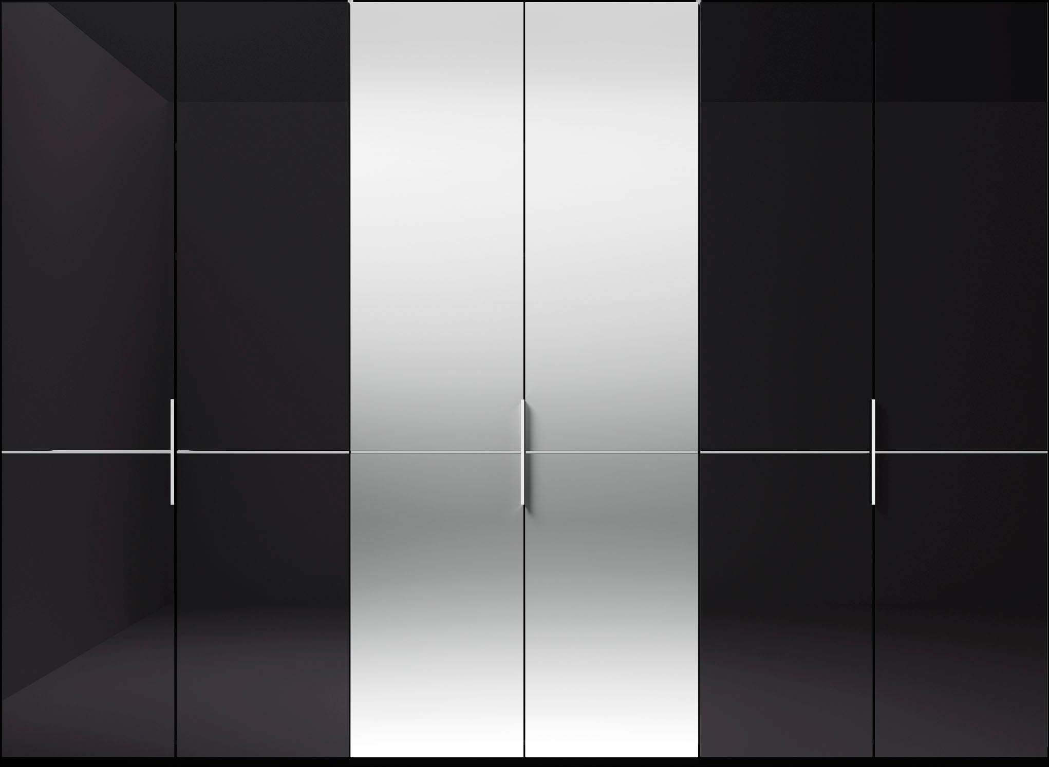 Thumbnail - Musterring Kleiderschrank "Imola W" inkl. Einlegeböden und Kleiderstangen, mit Glas- und Spiegeltüren