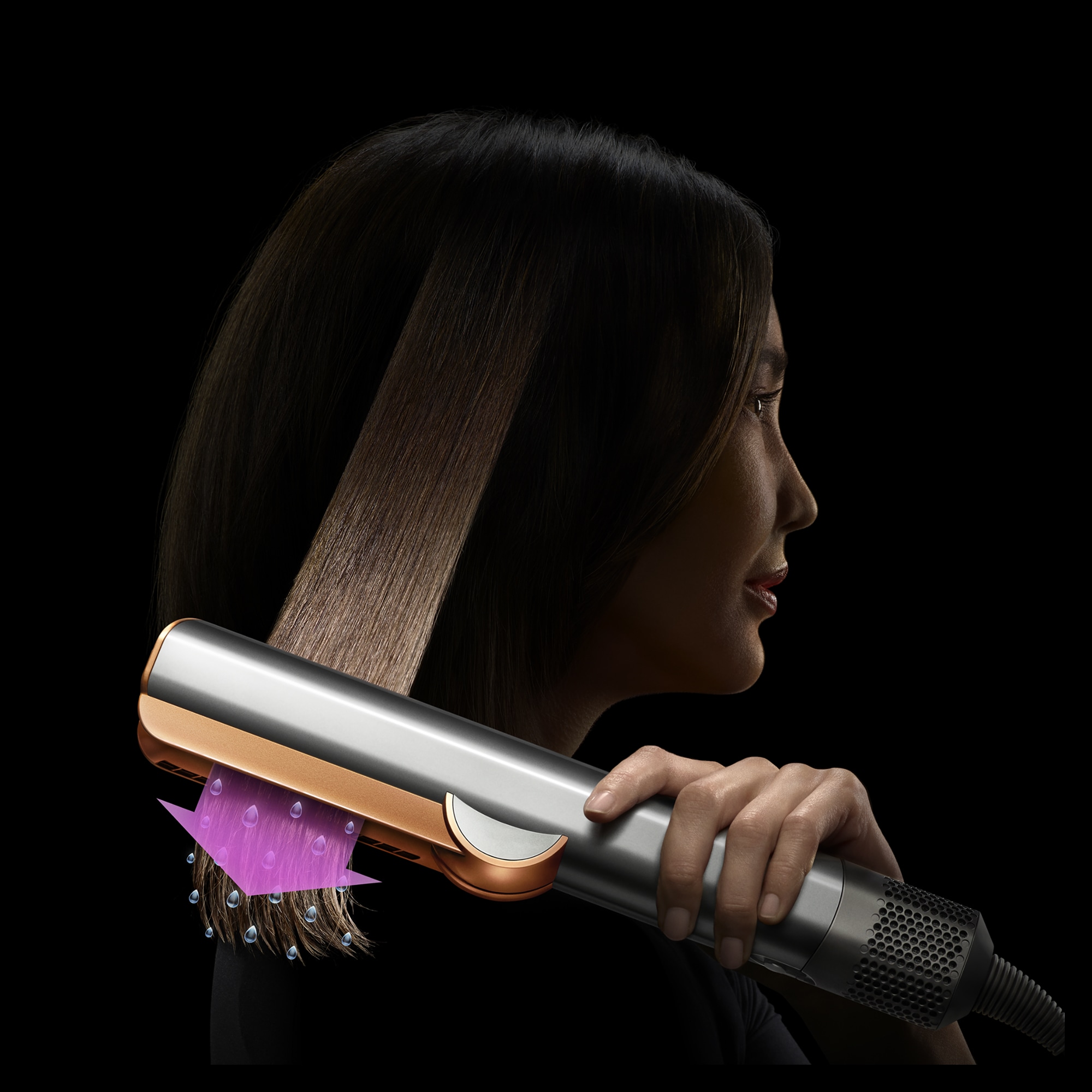 DYSON Luftstrom-Haarglätter »Airstrait HT01« - nur mit Luft. Ohne Hitzeschäden.1 Ohne Heizplatten