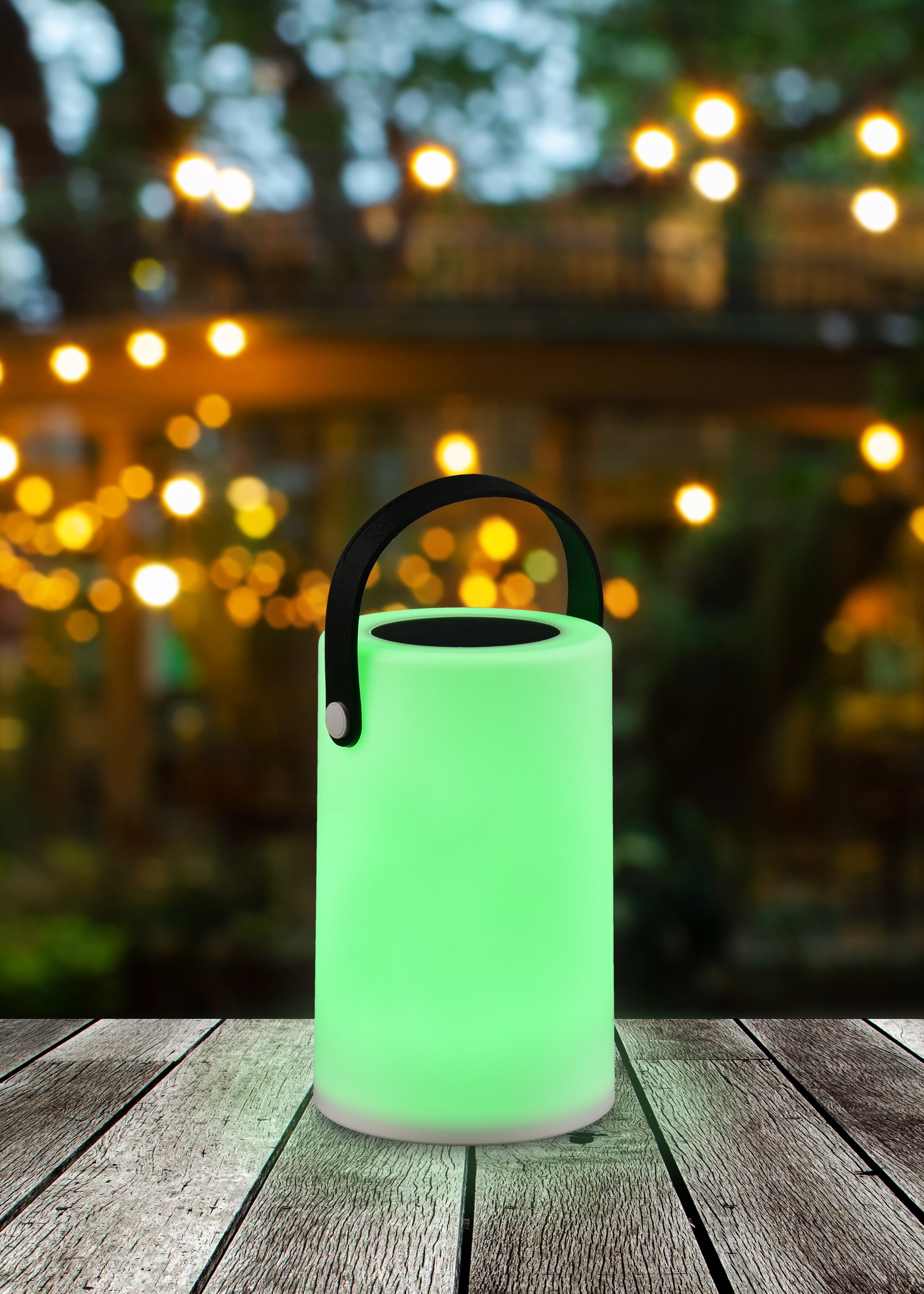 REALITY Leuchten LED Außen-Tischleuchte "GARCIA, Outdoor Tischlampe mit Tra günstig online kaufen