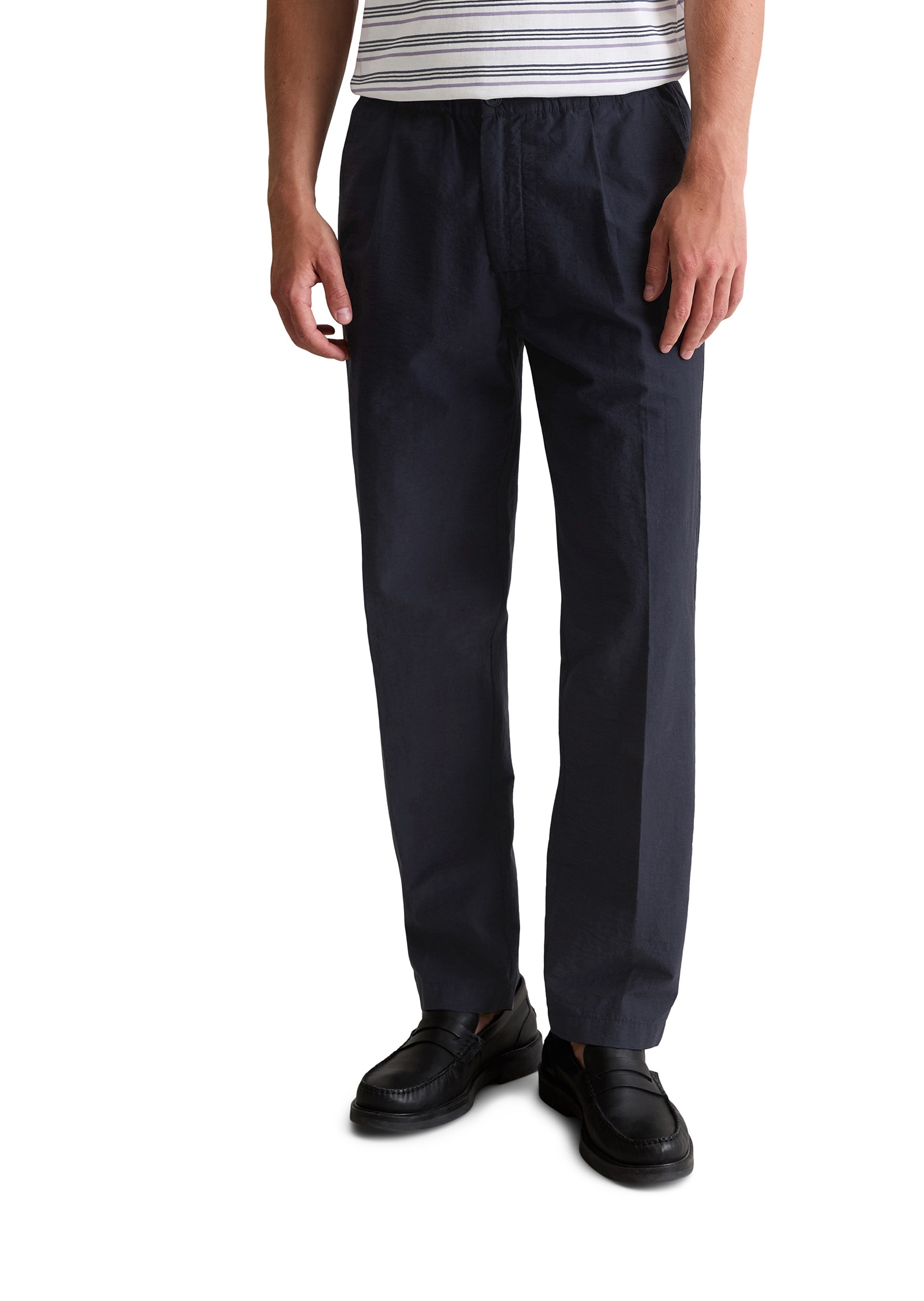 Marc OPolo DENIM Chinohose "mit feiner Crinkle-Struktur" günstig online kaufen