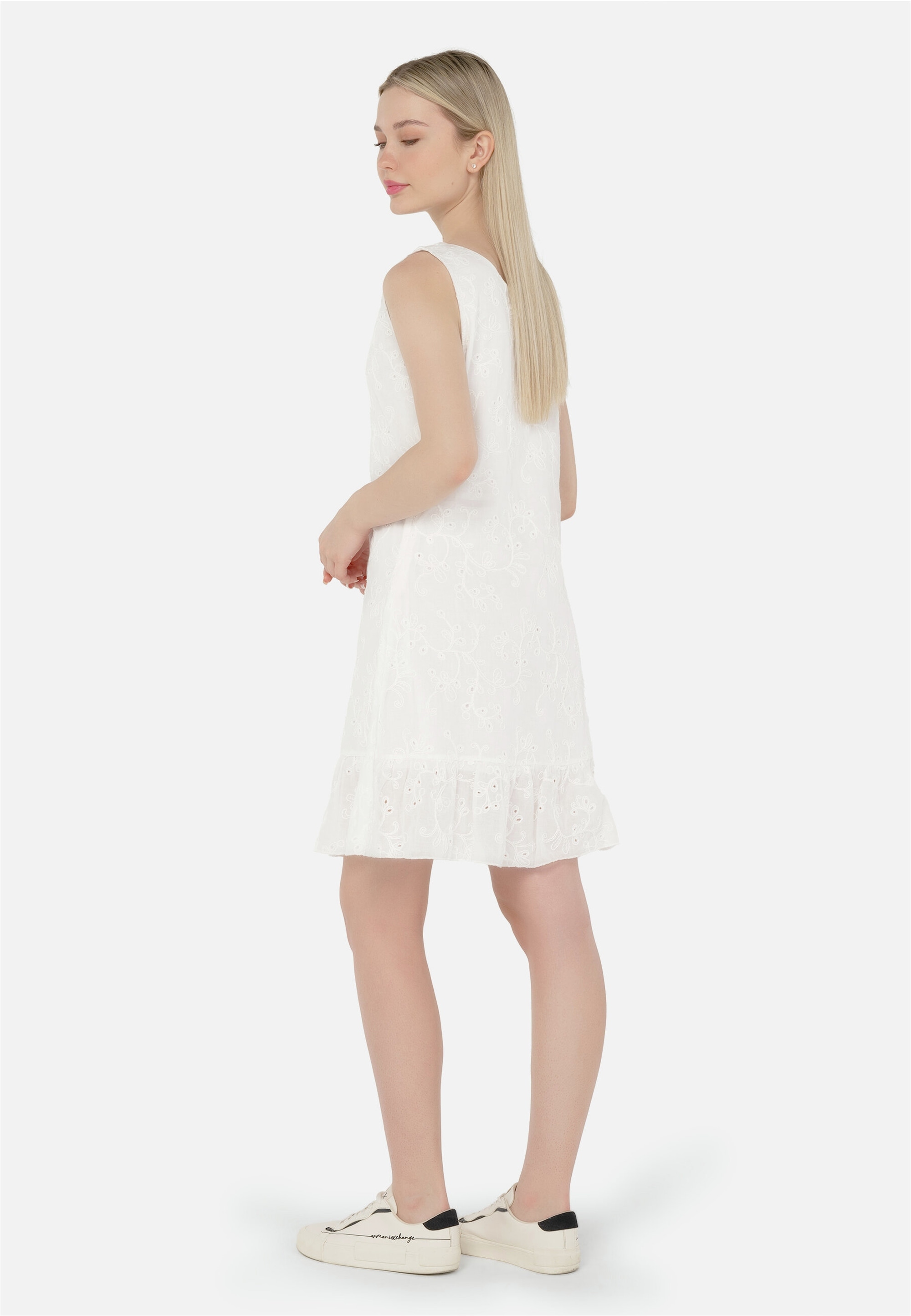 freshlions Jerseykleid »Avery«, mit gerafftem Faltenrock