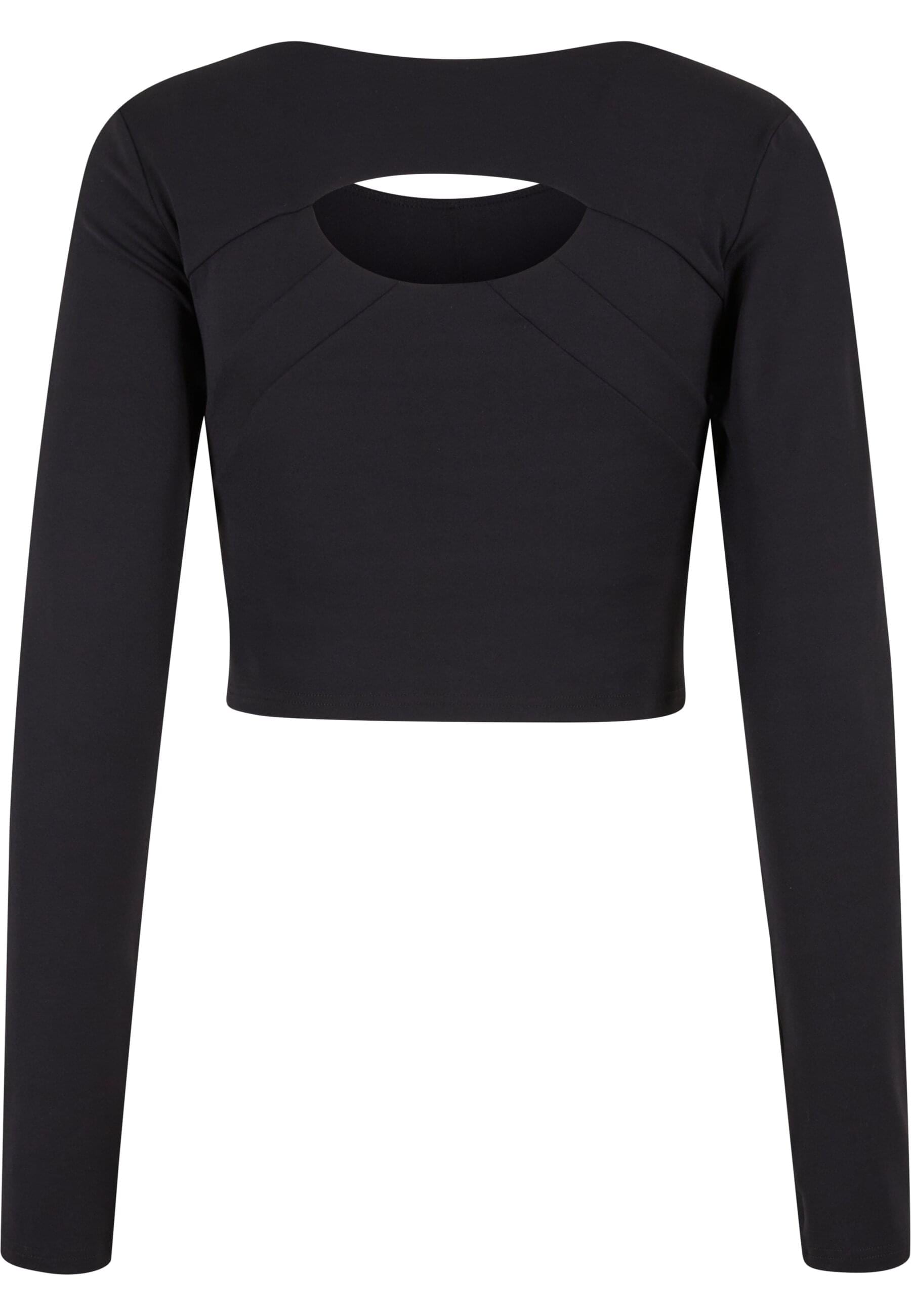 URBAN CLASSICS Longsleeve »Urban Classics Ladies Sports Longsleeve Ladies Sports Longsleeve«, (1 tlg.)
