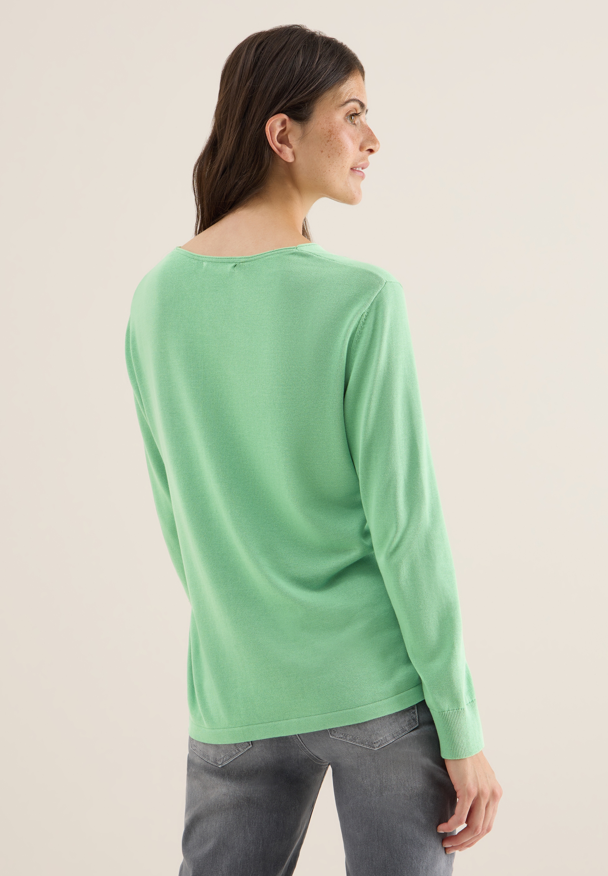 Cecil Strickpullover, im soften Baumwoll-Mix