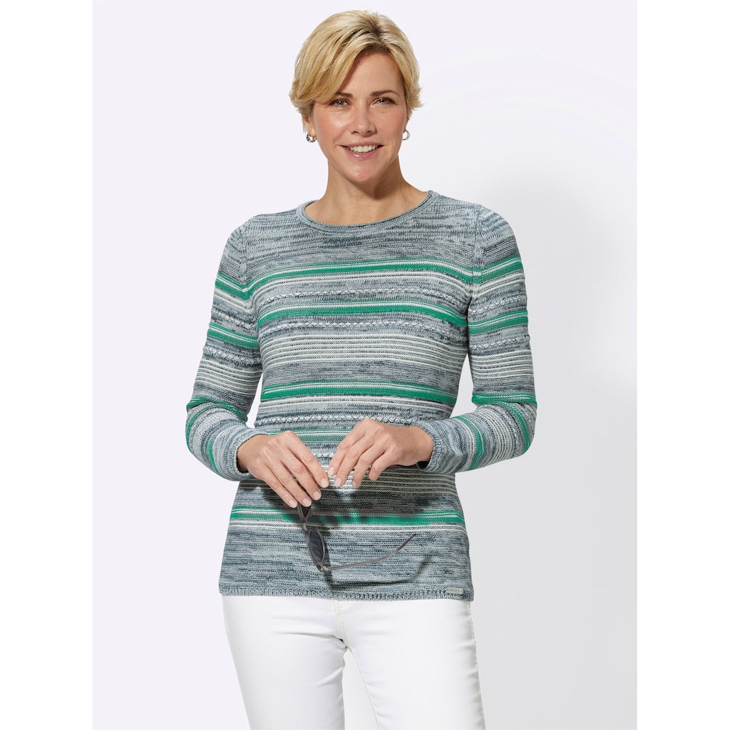 Casual Looks Rundhalspullover »Pullover«