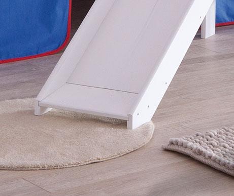 Relita Hochbett »Eliyas«, inkl. Rolllattenrost, mit Leiter u. Rutsche, massive Buche
