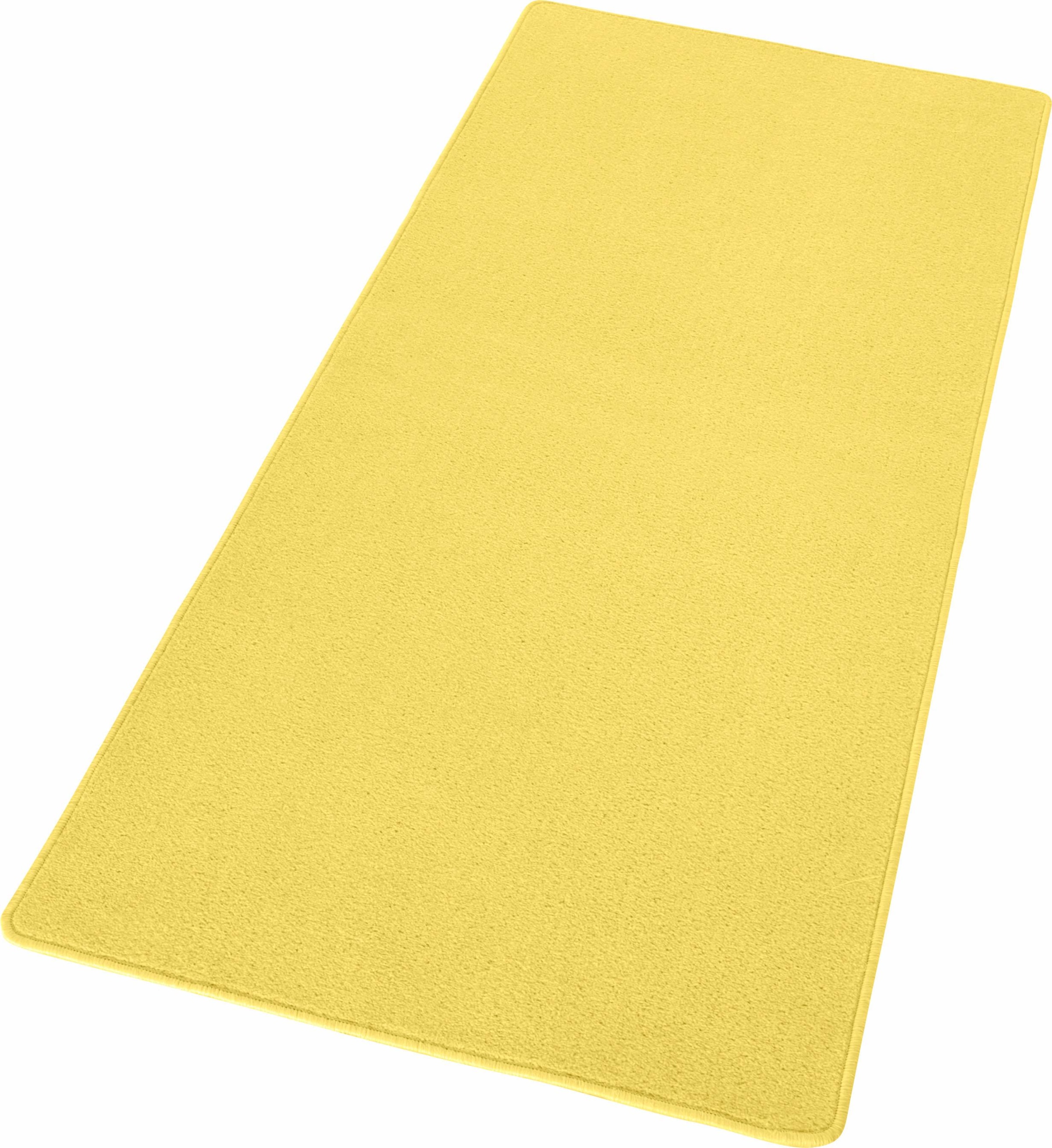 HANSE Home Teppich »Fancy«, rechteckig, 7 mm Höhe, Kurzflor, Läufer, uni, gekettelt, Wohnzimmer, Schlafzimmer, Esszimmer