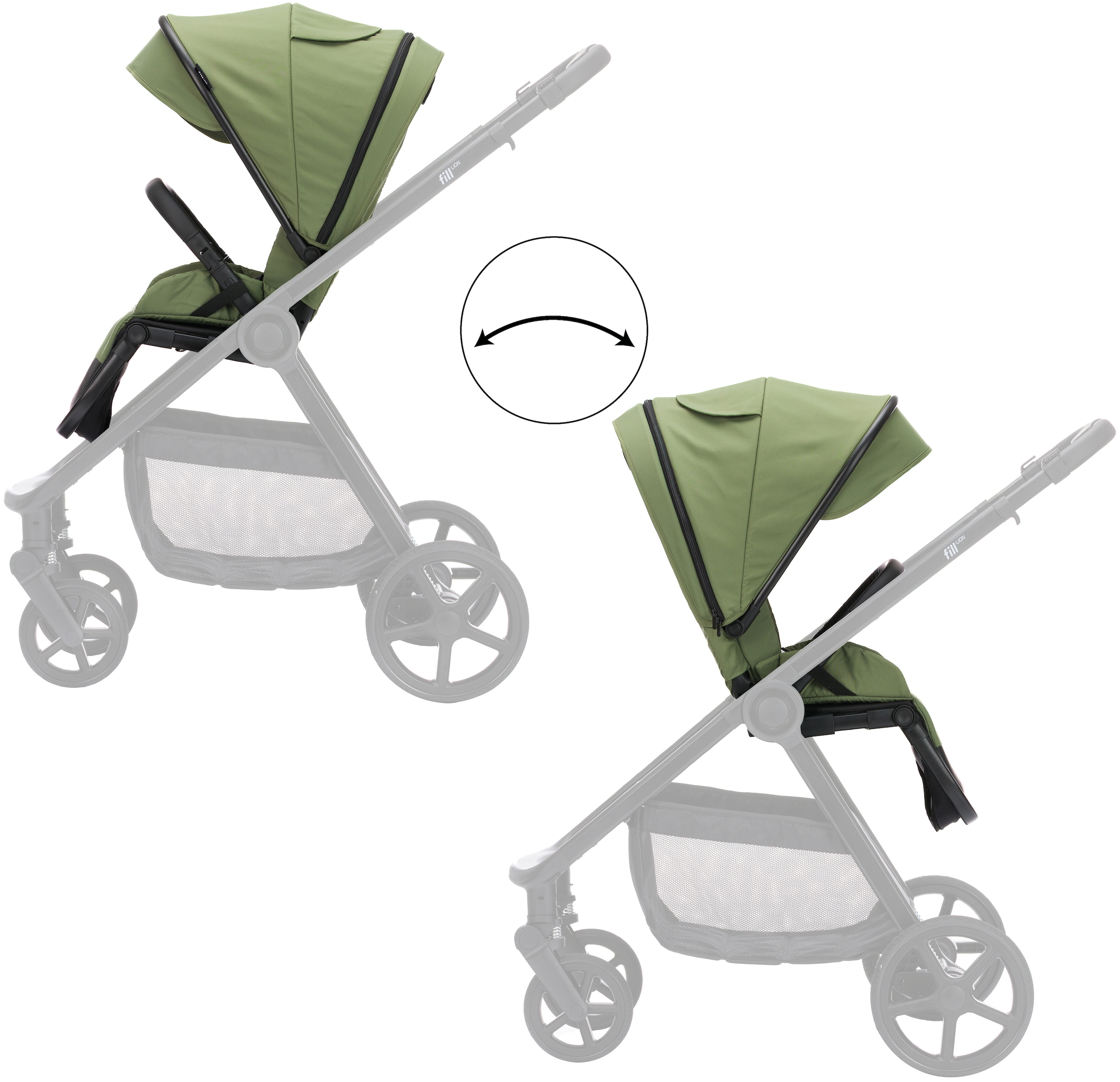 Fillikid Kombi-Kinderwagen »Lion« 22 kg