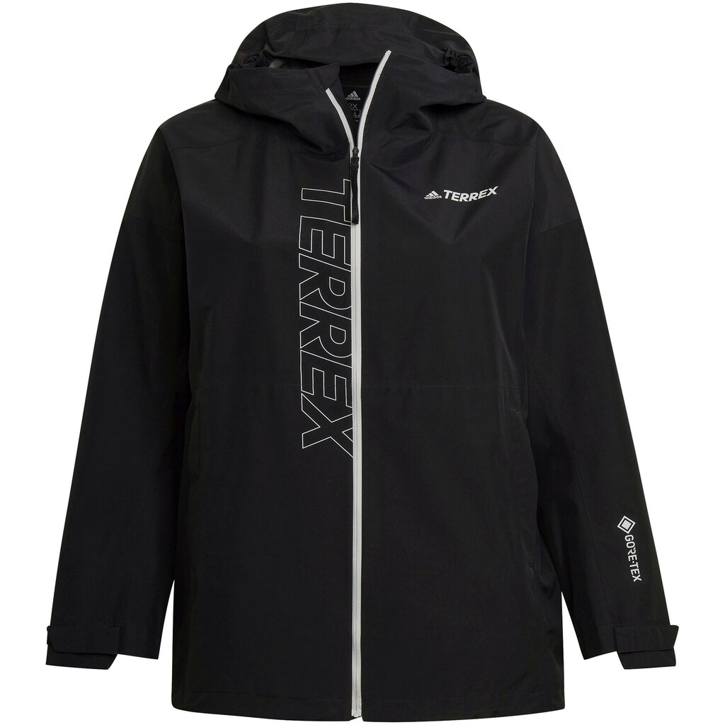 adidas TERREX Outdoorjacke »TERREX GORE-TEX PACLITE REGENJACKE«, mit Kapuze