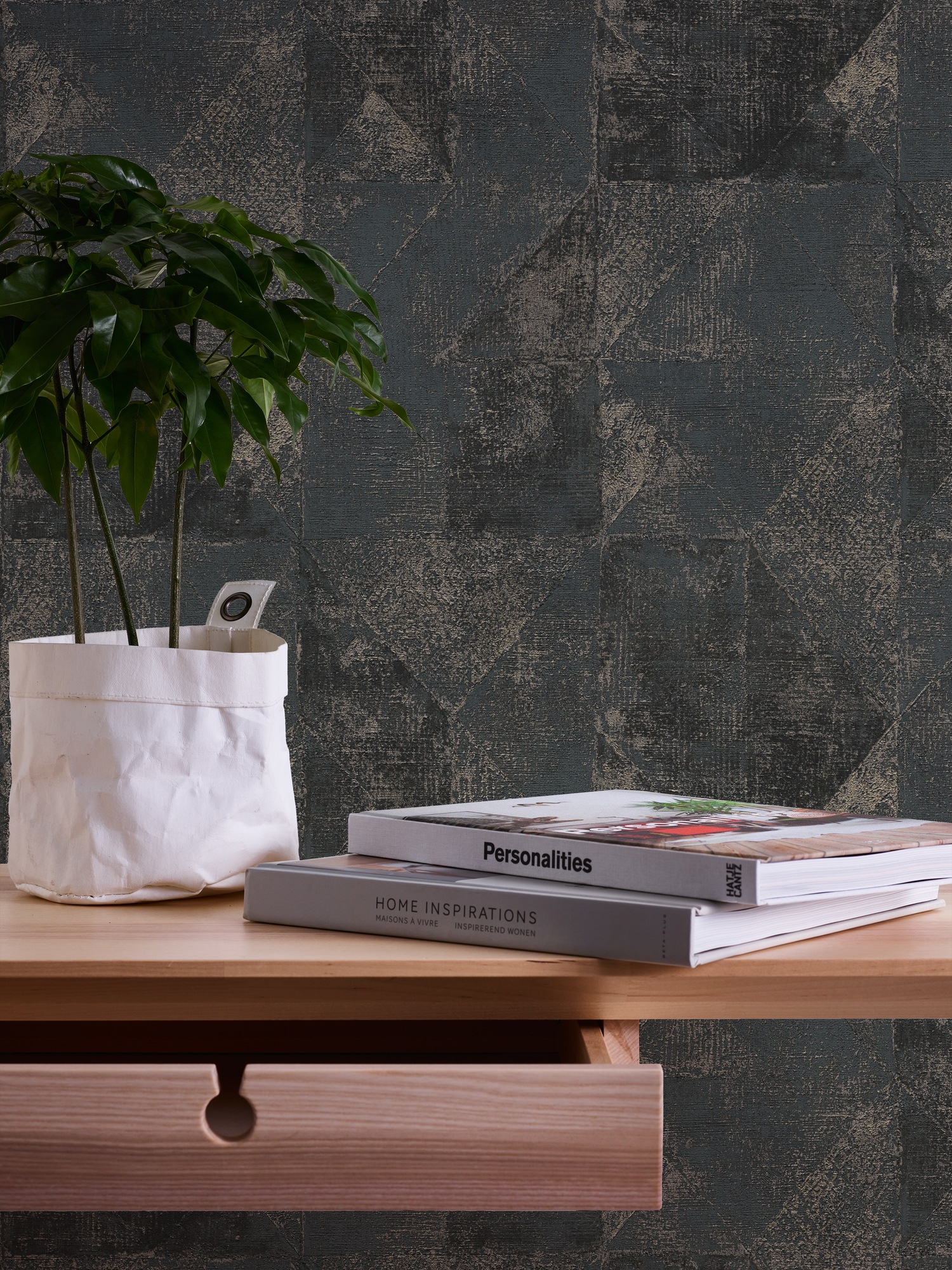 A.S. Création Vliestapete »Metallic Grafik«, leicht glänzend-gemustert-abstrakt, Grafiktapete mit Metalliceffekt Strukturiert Tapeten Wohnzimmer Flur