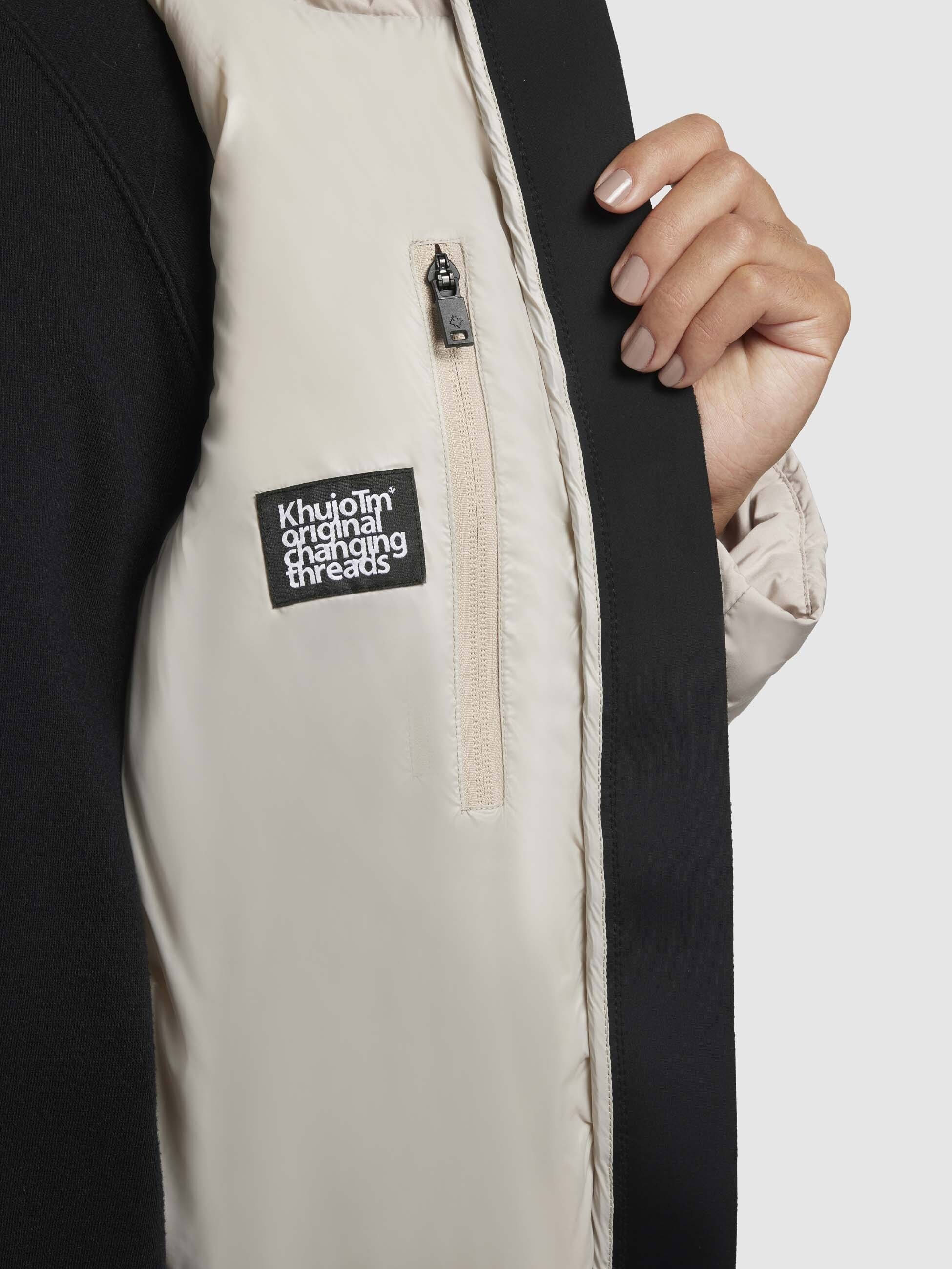 khujo Steppjacke »ELIDA«, mit Kapuze
