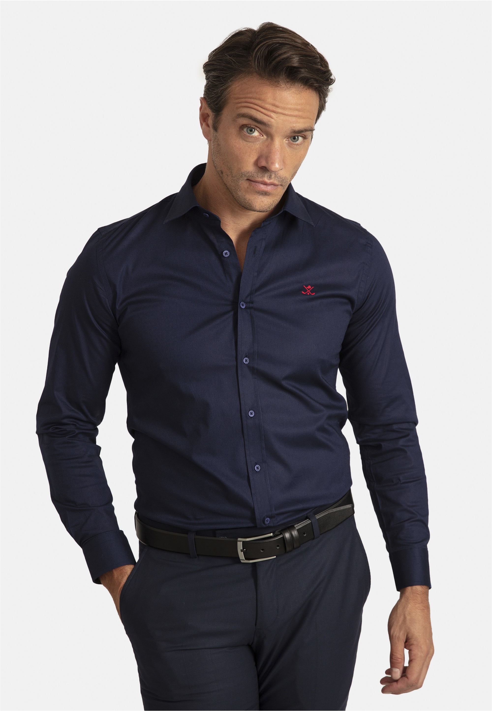 SIR RAYMOND TAILOR Langarmhemd "Moss" 1 Stk. tlg. mit klassischem Kentkrage günstig online kaufen